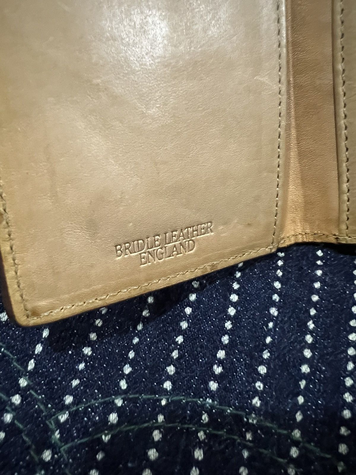 Bit & Bridle × Genuine Leather × Redmoon Bridle Leather England Craft Bifold Card & Money Slot Wallet Size ONE SIZE - 6 Thumbnail