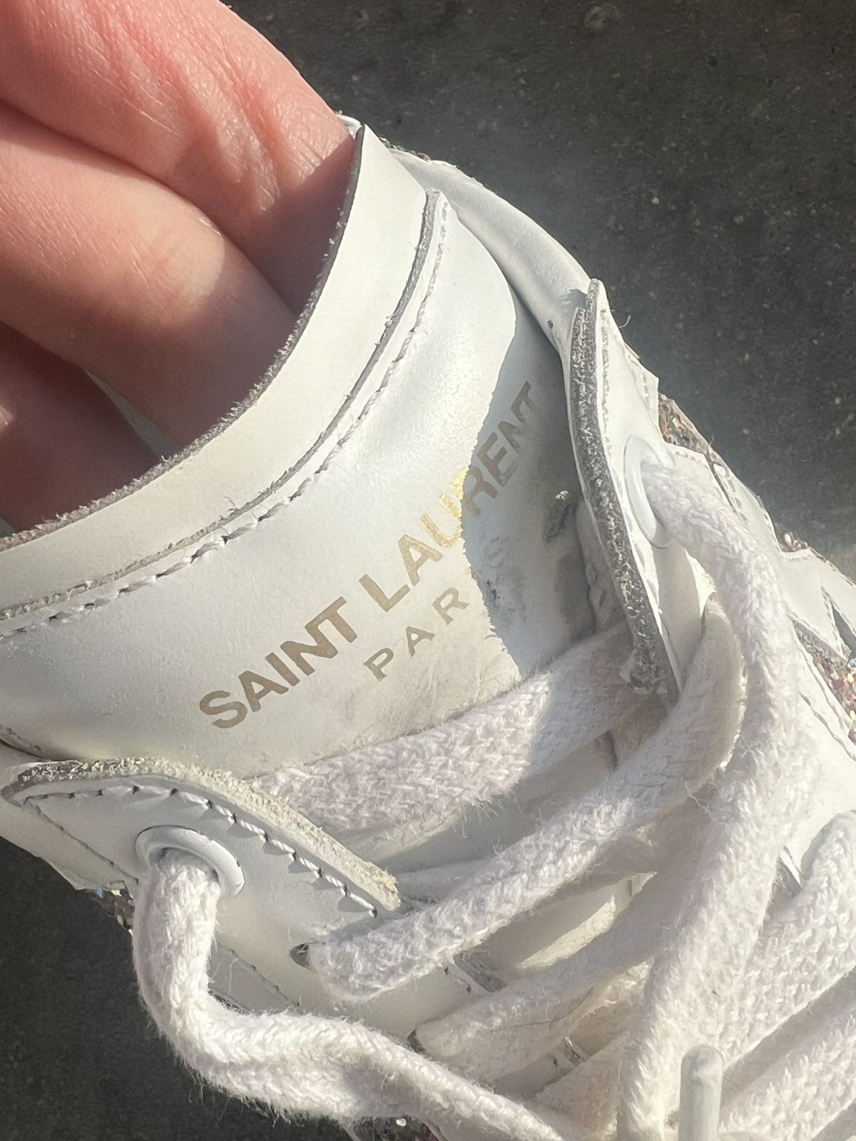 Saint Laurent Paris Saint Laurent SLP YSL SL/06 court stars low top sneaekrs Size US 6 / IT 36 - 6 Thumbnail