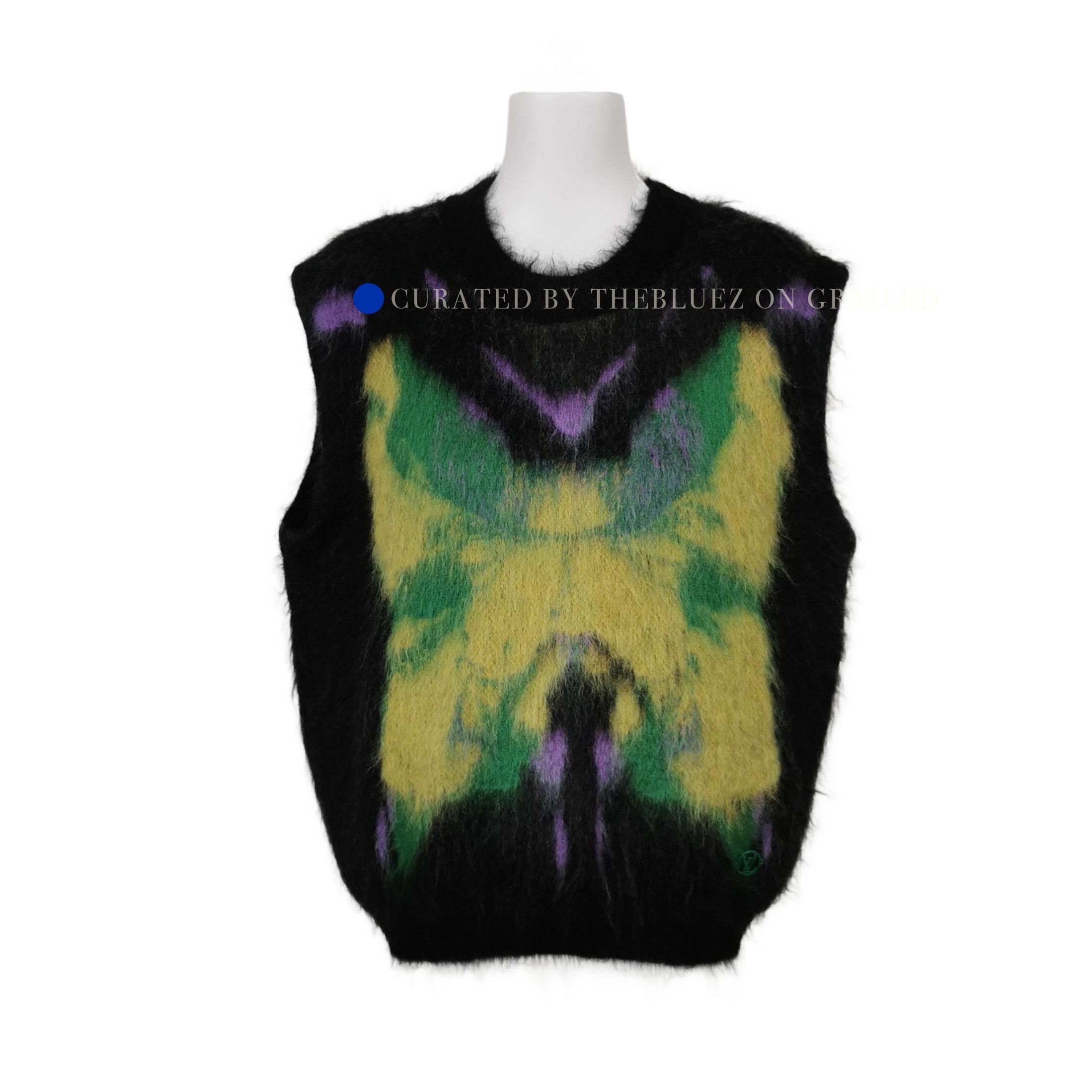 Louis Vuitton Colorful Mohair Blend Crew Neck Vest Size US S / EU 44-46 / 1 - 1 Thumbnail