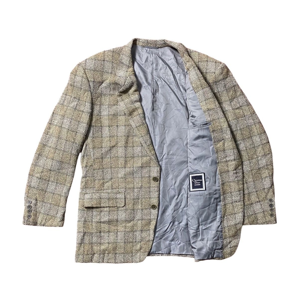 Christian Dior Monsieur × Vintage Vintage Christian Dior Monsieur Wool Blazer Size 40L - 4 Thumbnail