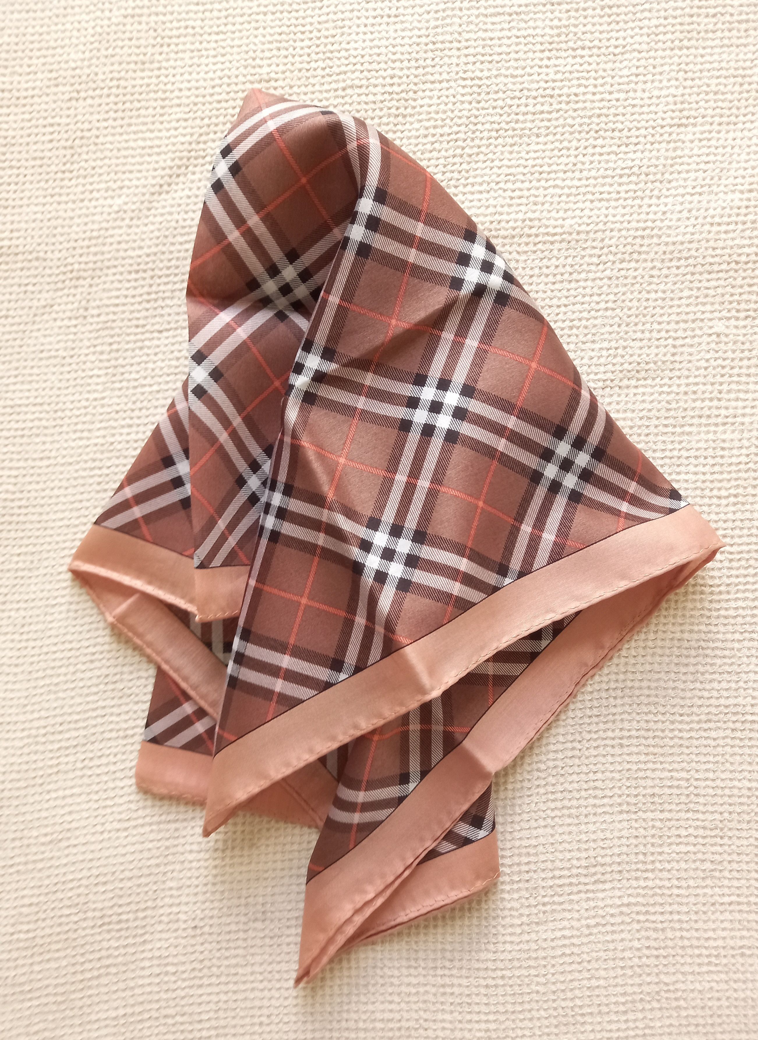 Burberry × Vintage NEW Burberry bandana handkerchief neckerchief nova check Size ONE SIZE - 5 Thumbnail