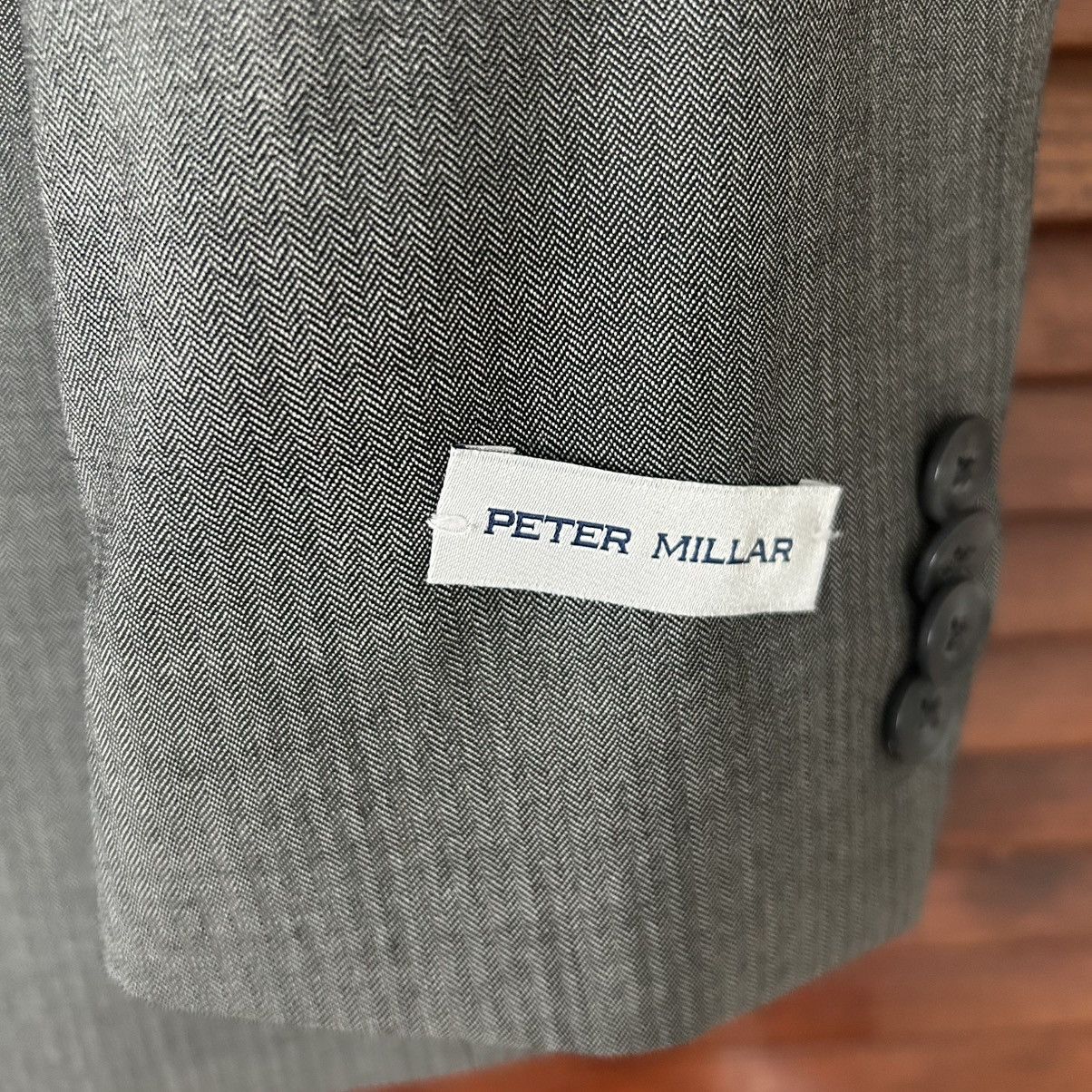 Peter Millar New Peter Millar Flynn Classic Fit Gray Wool Suit Size 38R Size 38R - 6 Thumbnail