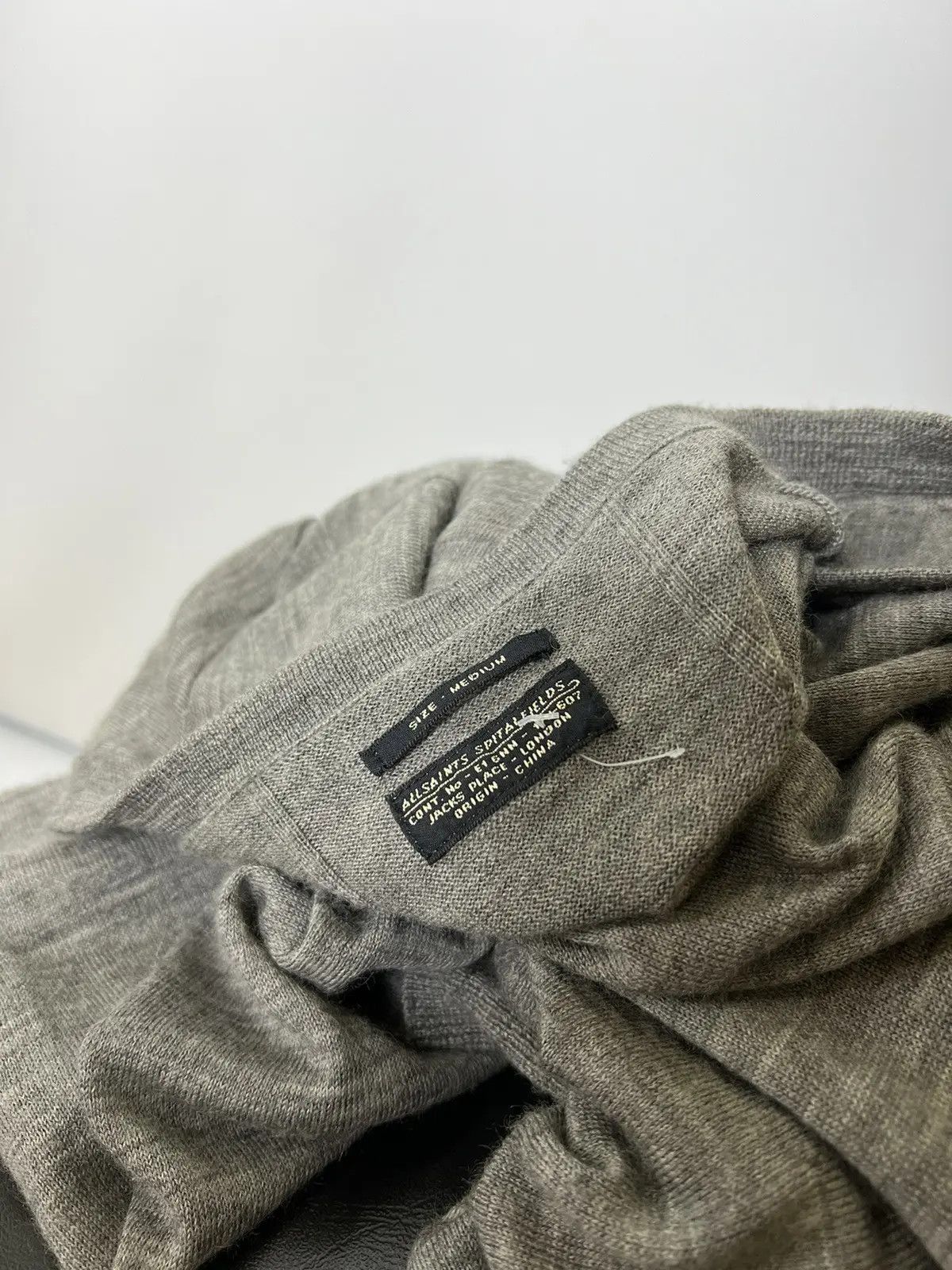 Allsaints × Japanese Brand × Vintage All Saints Merino Cardigan Size US M / EU 48-50 / 2 - 3 Thumbnail