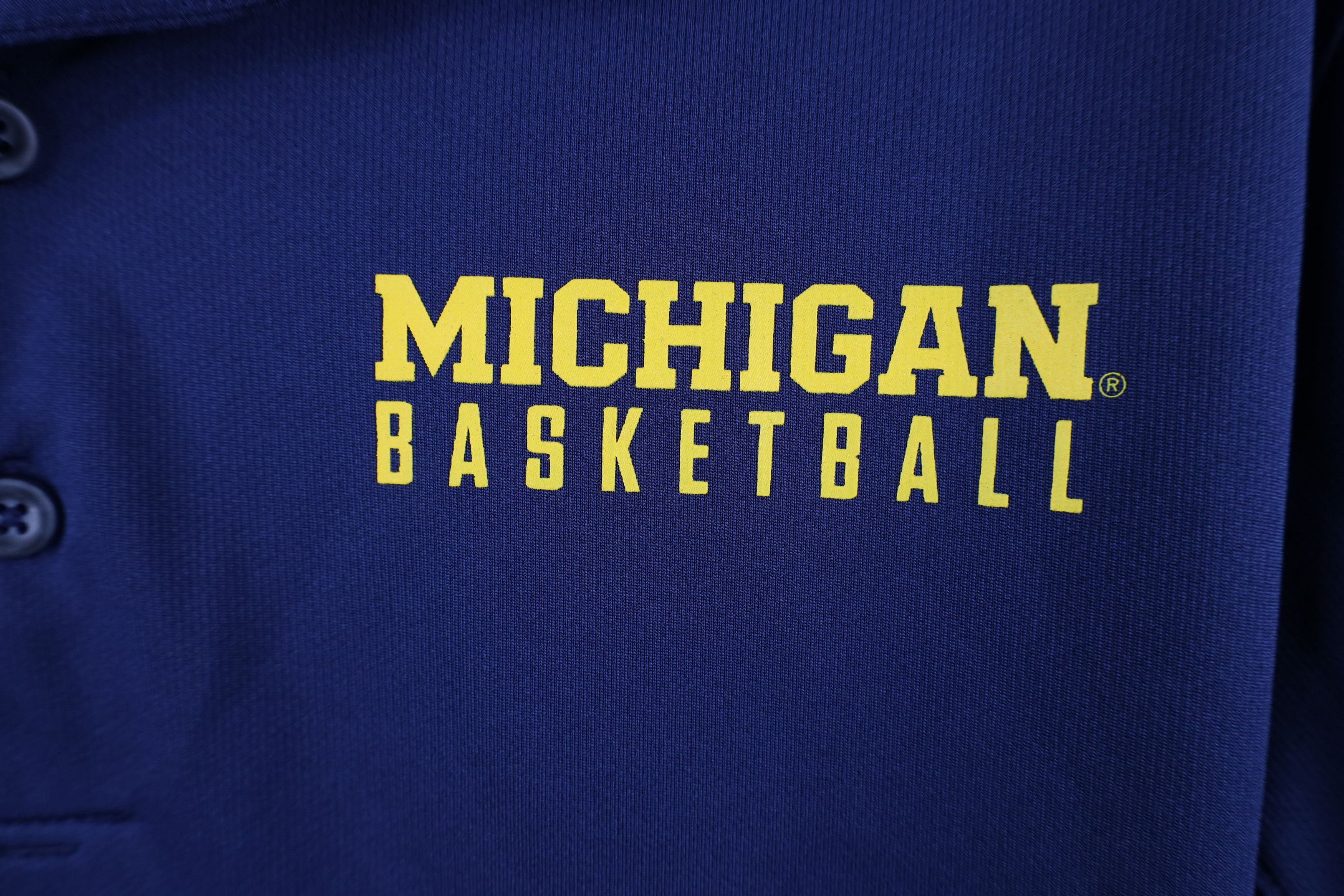 Nike × Vintage Nike Air Jordan University of Michigan Basketball Polo Size US L / EU 52-54 / 3 - 5 Thumbnail