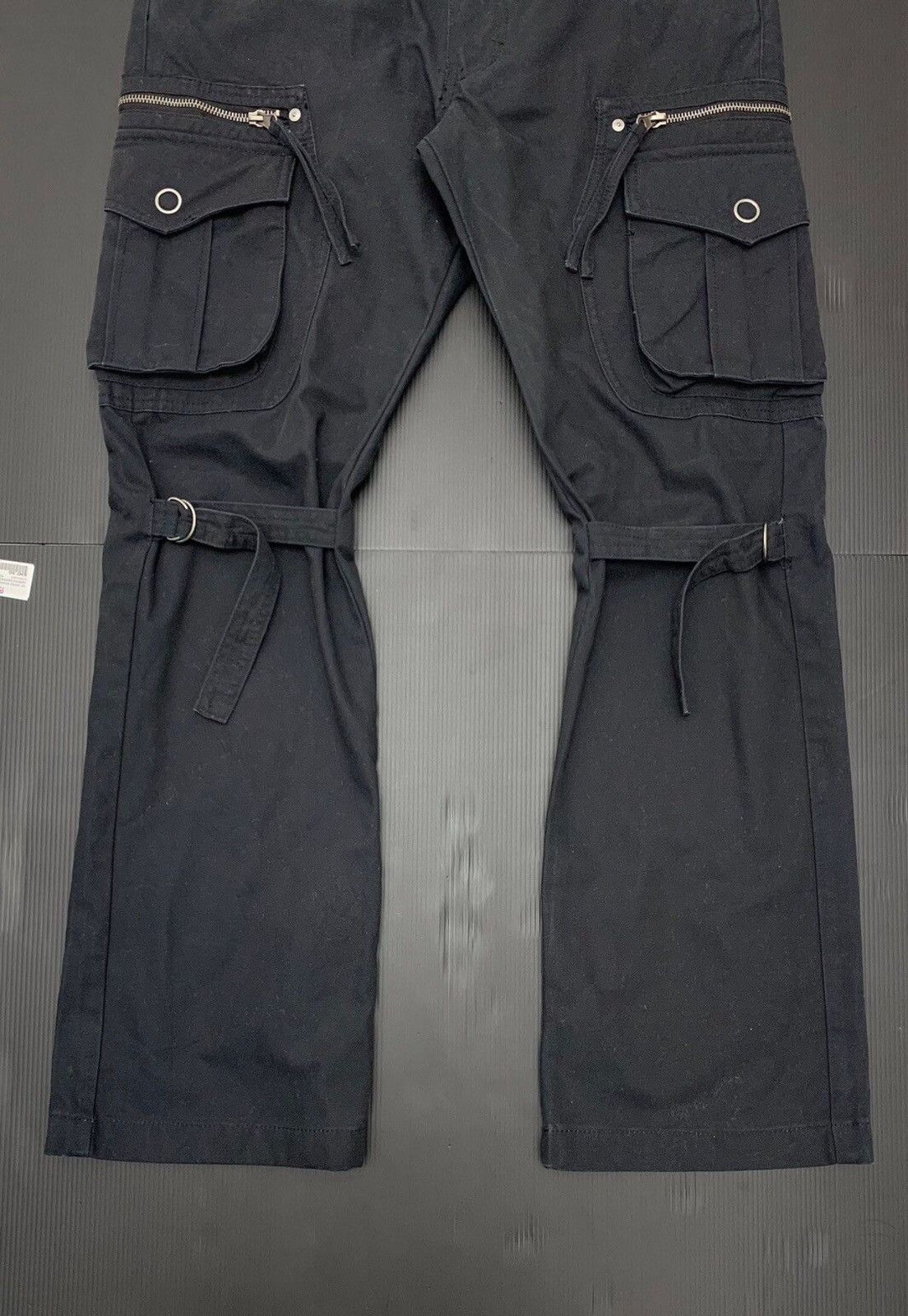 image of Archival Clothing x Vintage Archival Bondage Cargo Pant in Black, Men's (Size 34)