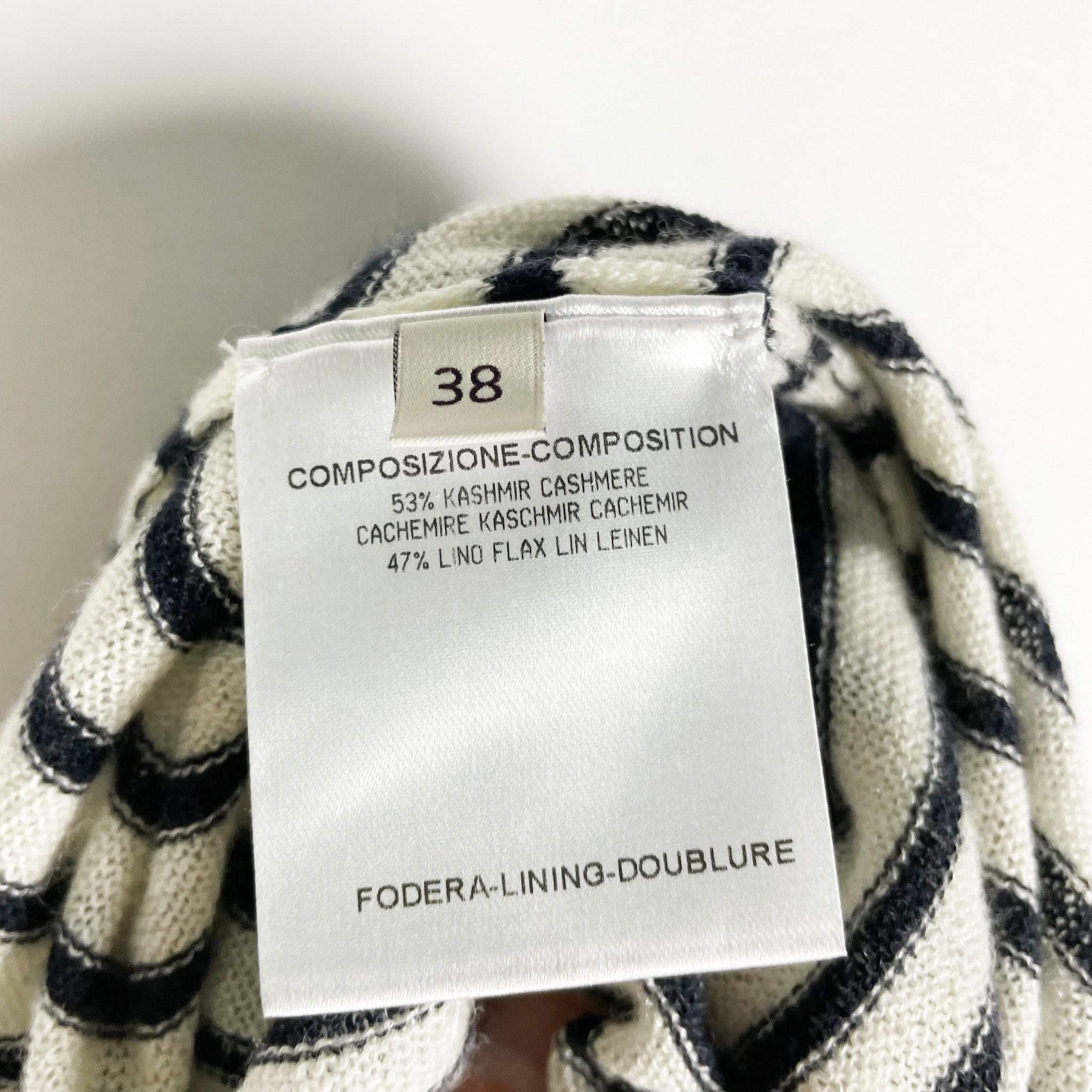 Stella McCartney Stella McCartney Cashmere Linen Knit Ruffle Size S / US 4 / IT 40 - 3 Thumbnail
