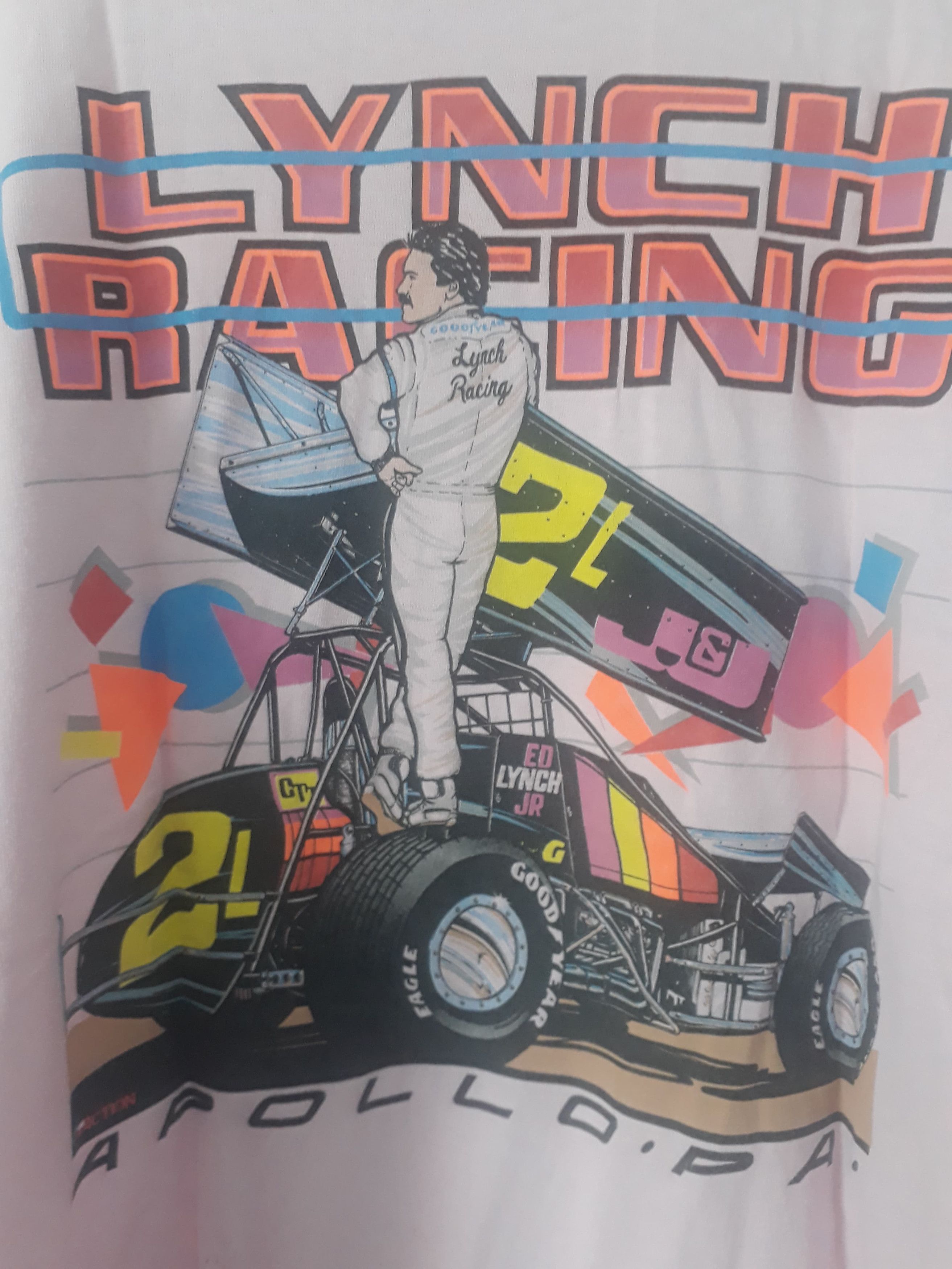 Vintage Vintage Ed Lynch JR Speed Racing Size US XL / EU 56 / 4 - 7 Thumbnail