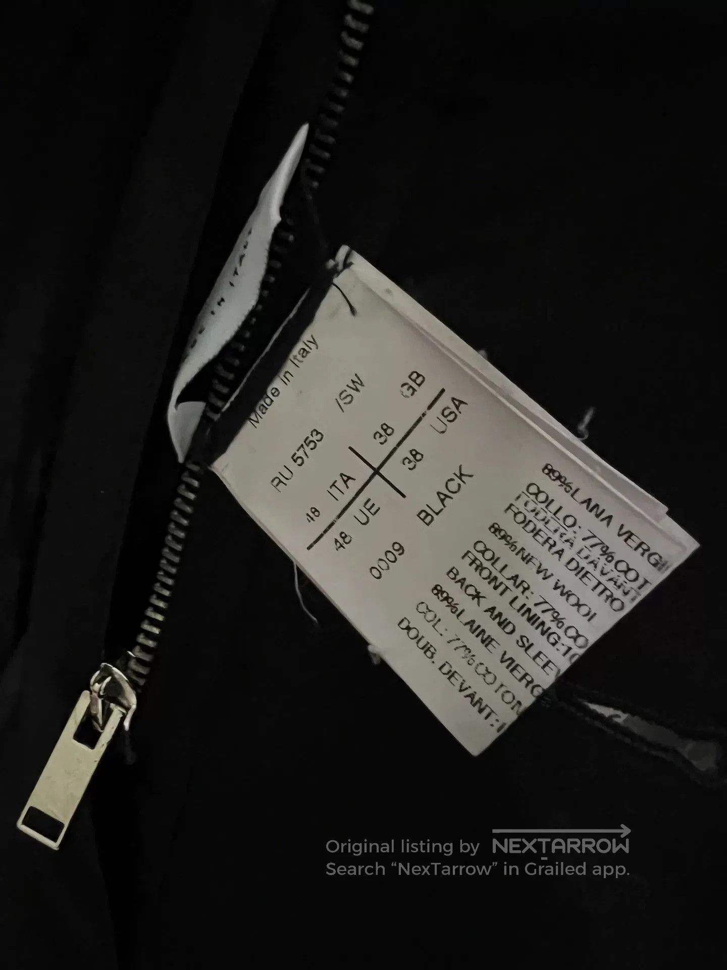 Rick Owens Rick Owens Elegant Black Blazer Jacket. Size US M / EU 48-50 / 2 - 8 Thumbnail