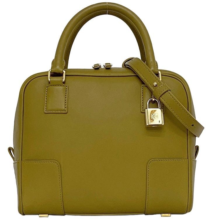 LOEWE Handbag Yellow Leather