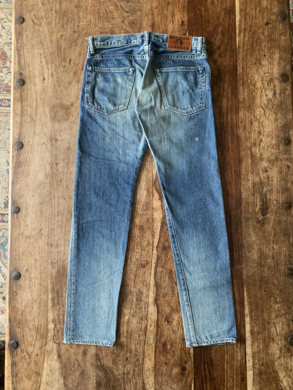 2000s Hysteric Glamour Studded Tsugi Hagi Patchwork Jeans
