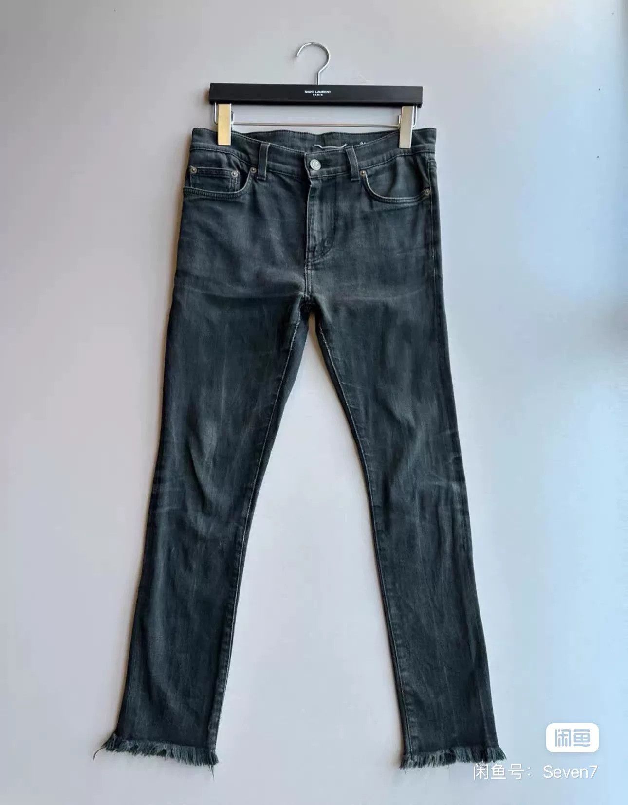 Saint Laurent Paris Saint Laurent 15SS Frayed Fringe Jeans Size US 30 / EU 46 - 1 Thumbnail
