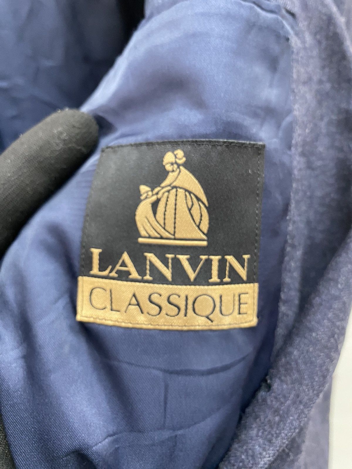 Lanvin Vintage Lanvin Classique wool blazer Jacket Size US L / EU 52-54 / 3 - 7 Thumbnail