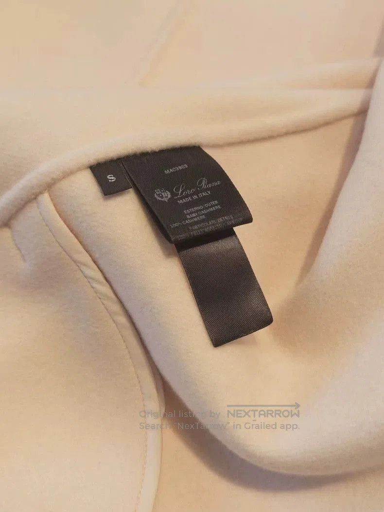 Loro Piana Loro Piana Women's Pink Cashmere Coat. Size US S / EU 44-46 / 1 - 4 Thumbnail