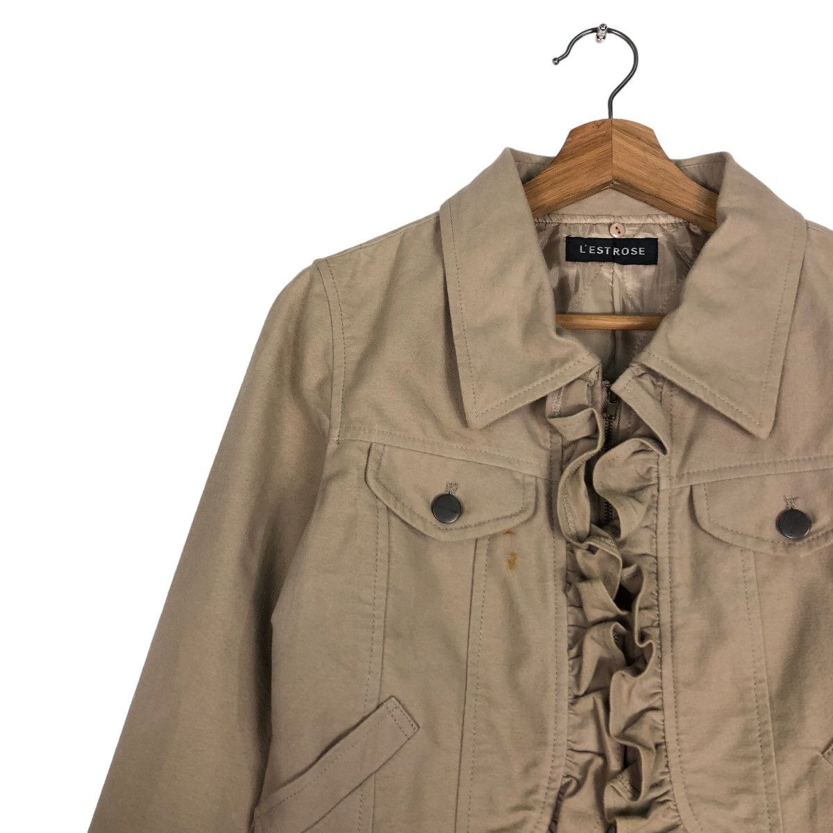 Japanese Brand 🔥Vtg Cropped Biker Jacket Bondage Parachute L’Est Rose Size US M / EU 48-50 / 2 - 7 Thumbnail