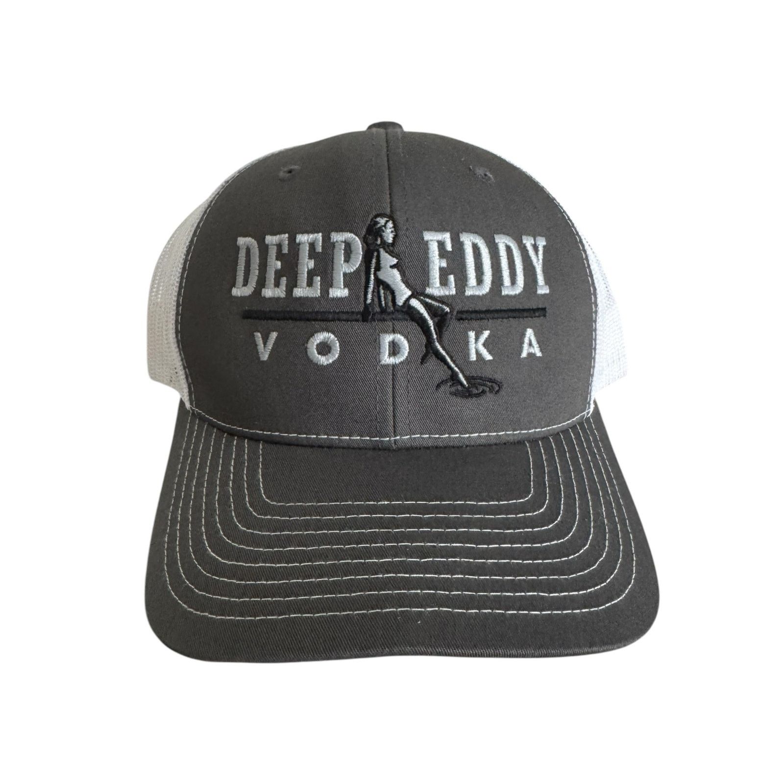 Richardson Deep Eddy Vodka Gray Adjustable SnapBack Baseball Hat Size ONE SIZE - 1 Thumbnail