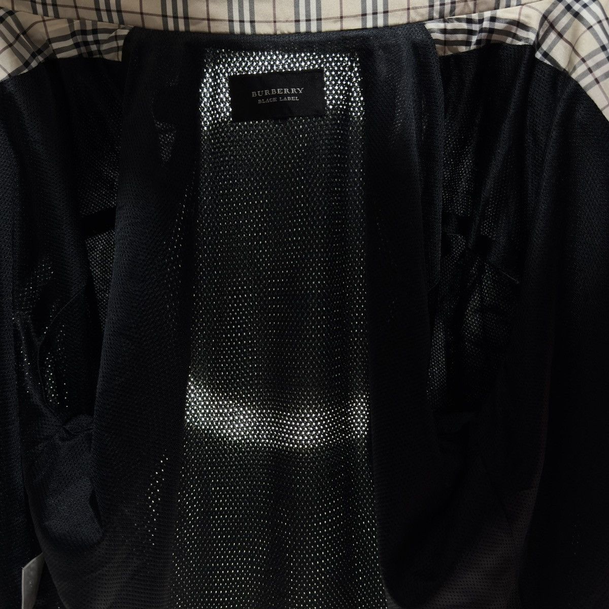 Burberry Nova Check Burberry Black Label Mesh Jacket Size L Black Size US L / EU 52-54 / 3 - 3 Thumbnail
