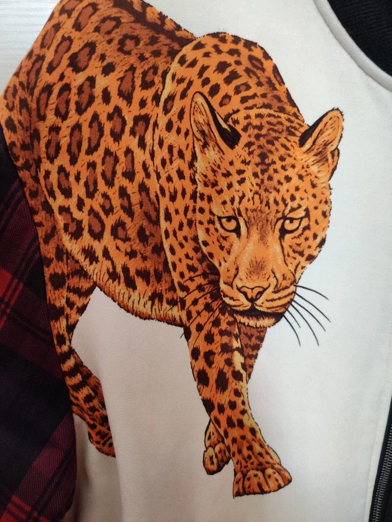 Versace Versace Leopard print jacket and cotton jacket Size US XXL / EU 58 / 5 - 6 Thumbnail
