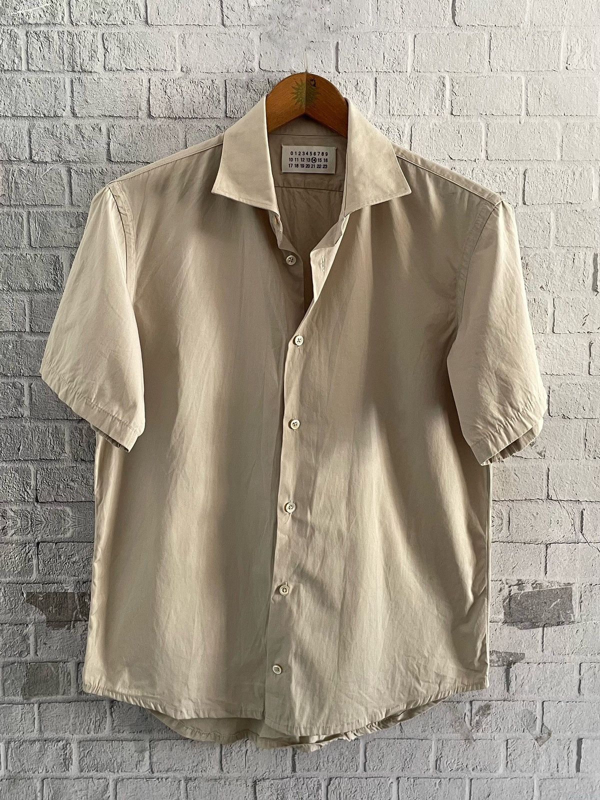 Maison Margiela Maison Martin Margiela Line 14 Cotton Short Sleeve Shirt Size US M / EU 48-50 / 2 - 2 Thumbnail