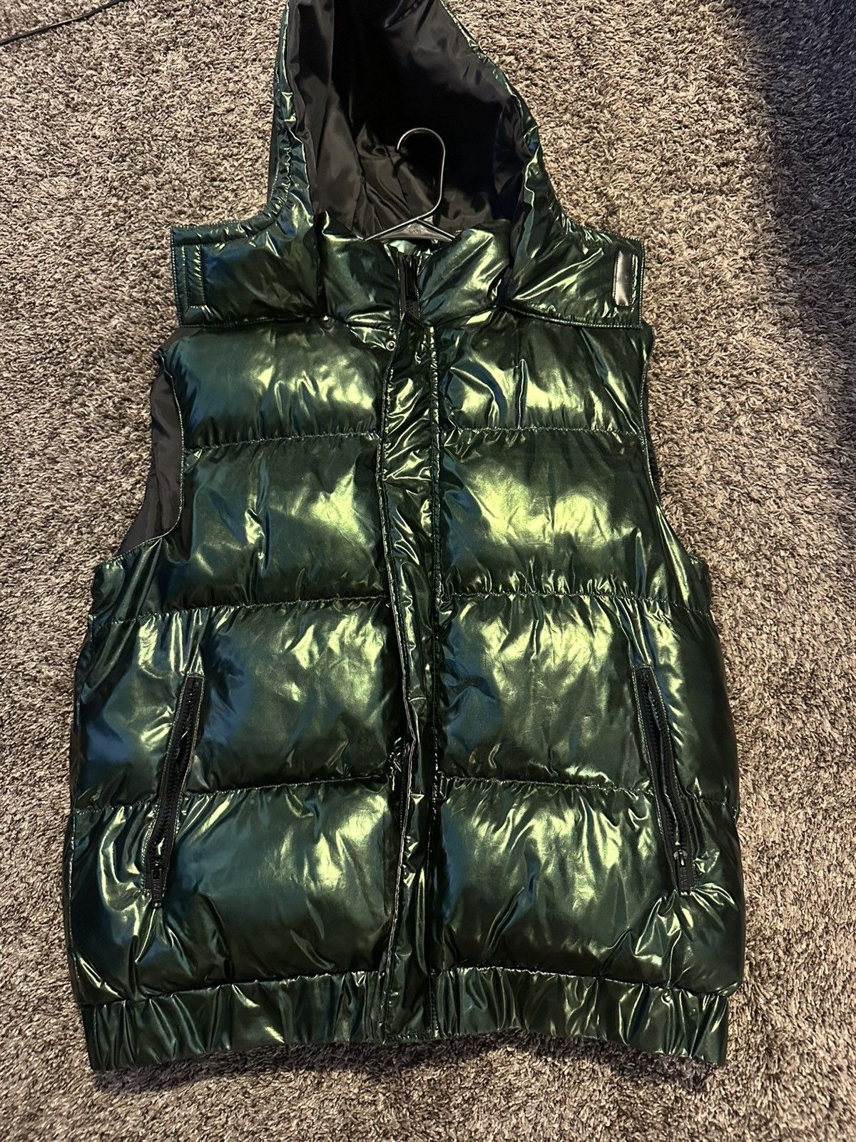 Boohoo BoohooMAN bubble Vest Green Size Large Size US L / EU 52-54 / 3 - 1 Thumbnail