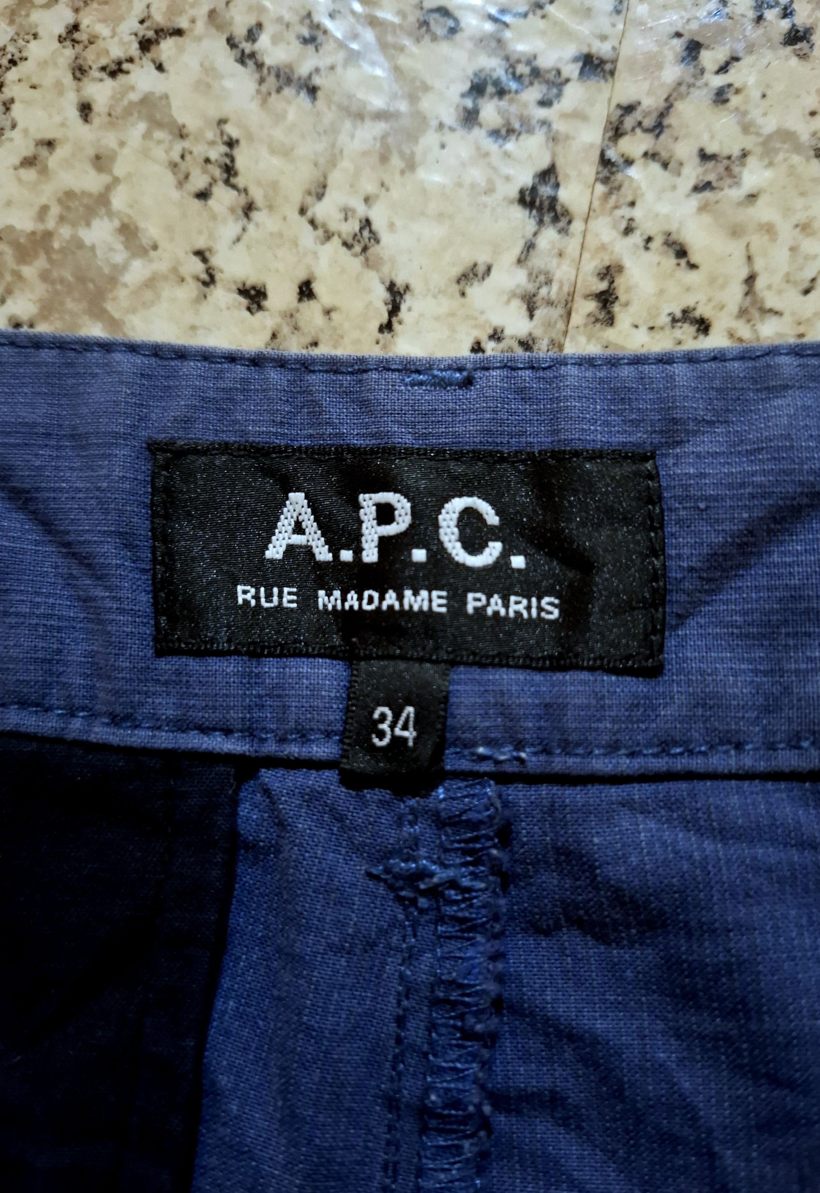 A.P.C. VINTAGE A.P.C. Blue Adjustable Button Cuff Tapered Chinos Size 28" / US 6 / IT 42 - 5 Thumbnail