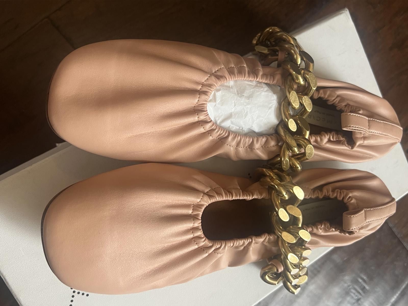 Stella McCartney Stella McCartney Falabella Chain Ballerina Flats Size 39 Size US 8 / IT 38 - 5 Thumbnail