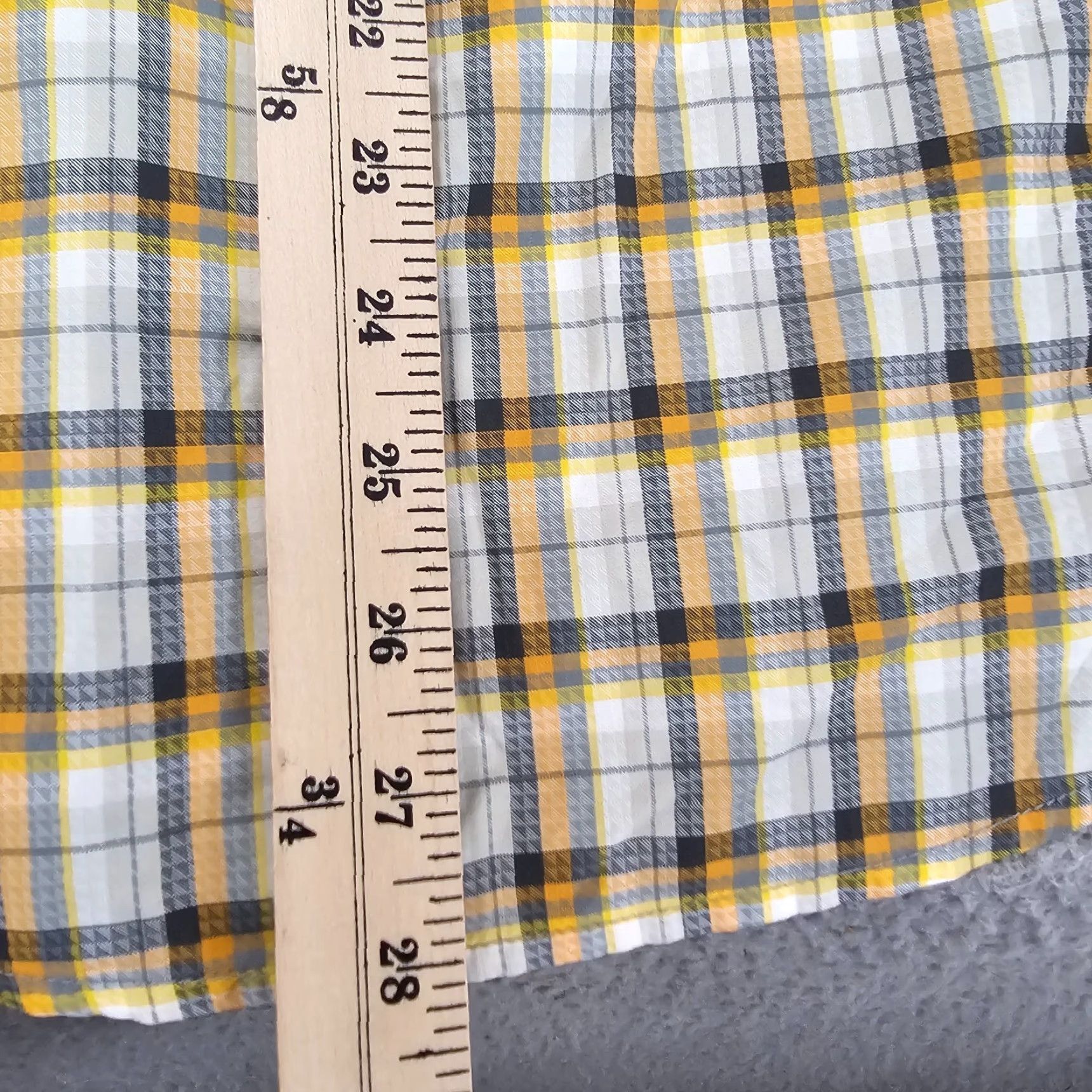 Royal Robbins Royal Robbins Shirt Mens S Yellow Check Short Sleeve Button-Up Size US S / EU 44-46 / 1 - 7 Thumbnail
