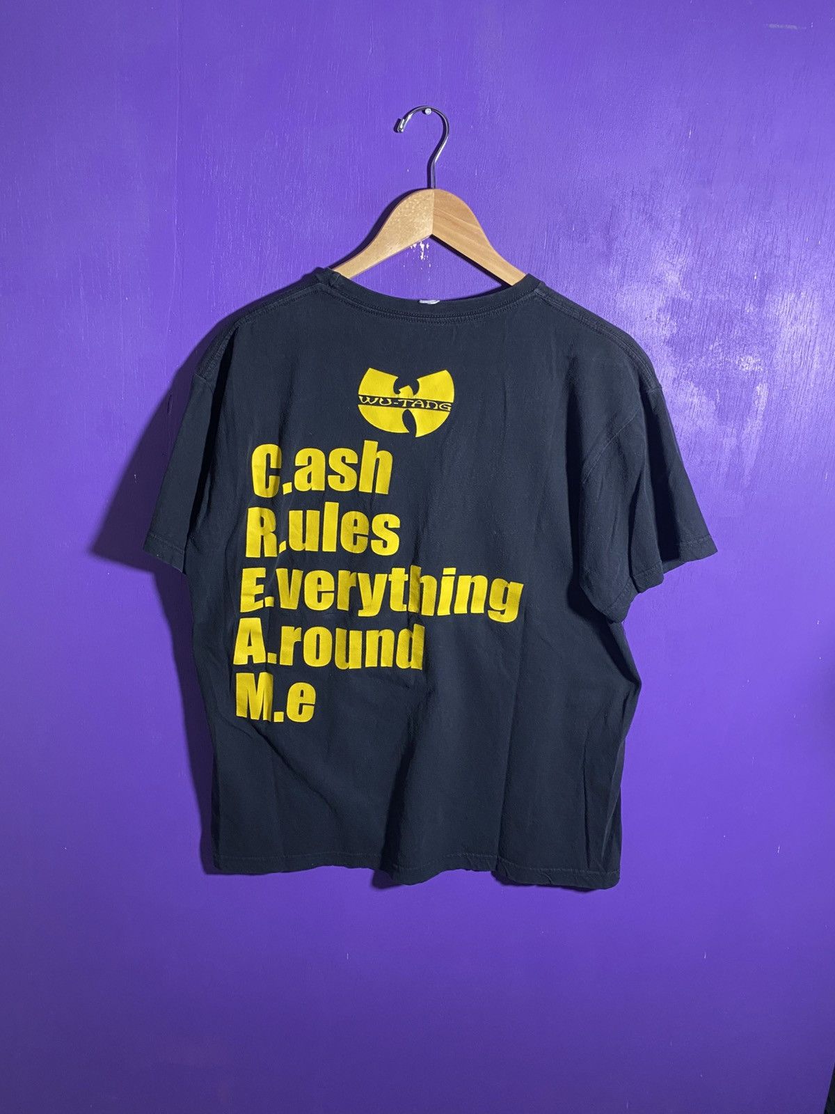 Rap Tees × Vintage Vintage 90s Wu Tang CREAM rap promo t-shirt Size US L / EU 52-54 / 3 - 2 Thumbnail