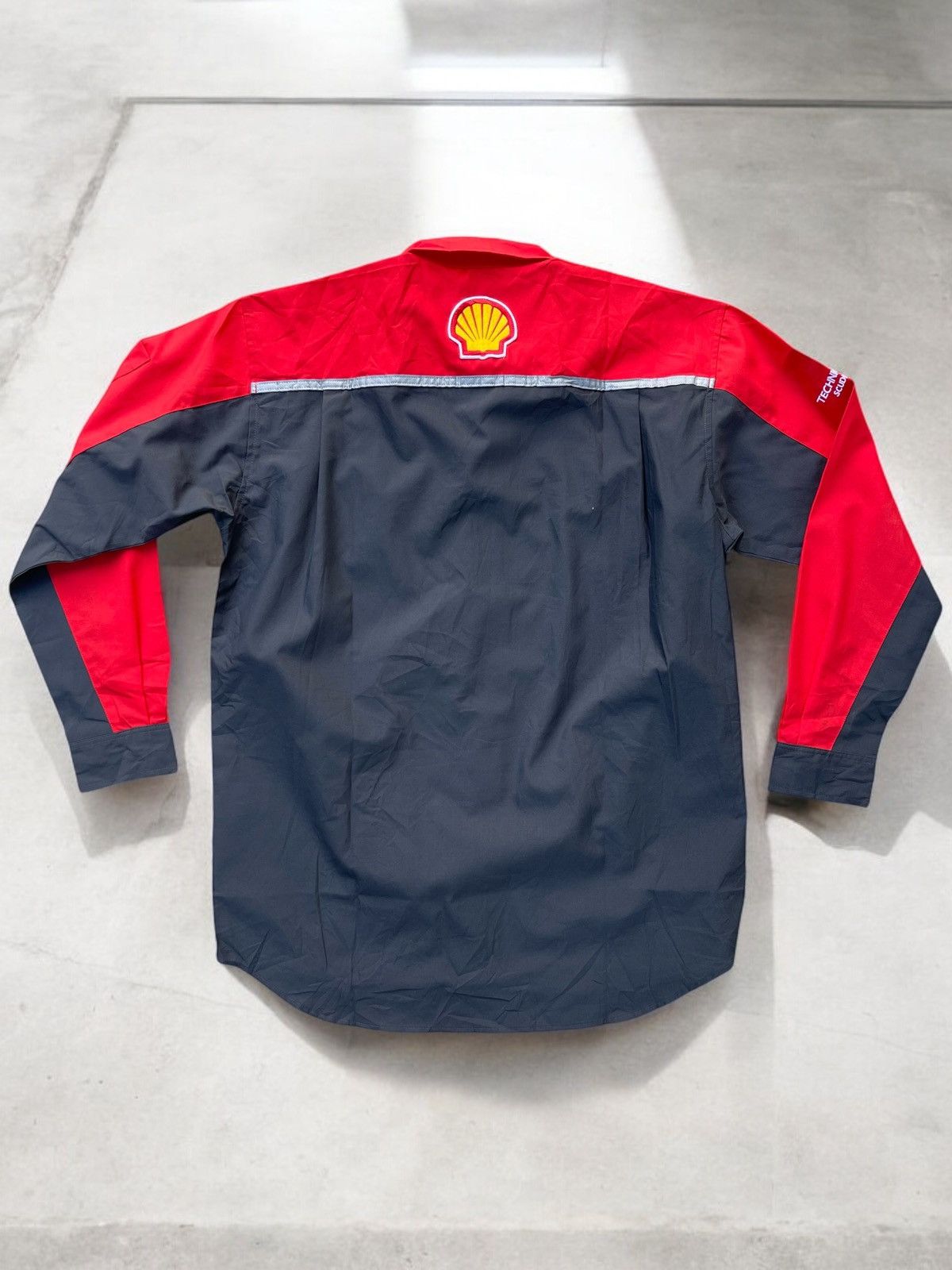 Ferrari × Sports Specialties 🔥Vintage Shell x Ferrari Workshirt Button Ups Size US L / EU 52-54 / 3 - 3 Thumbnail