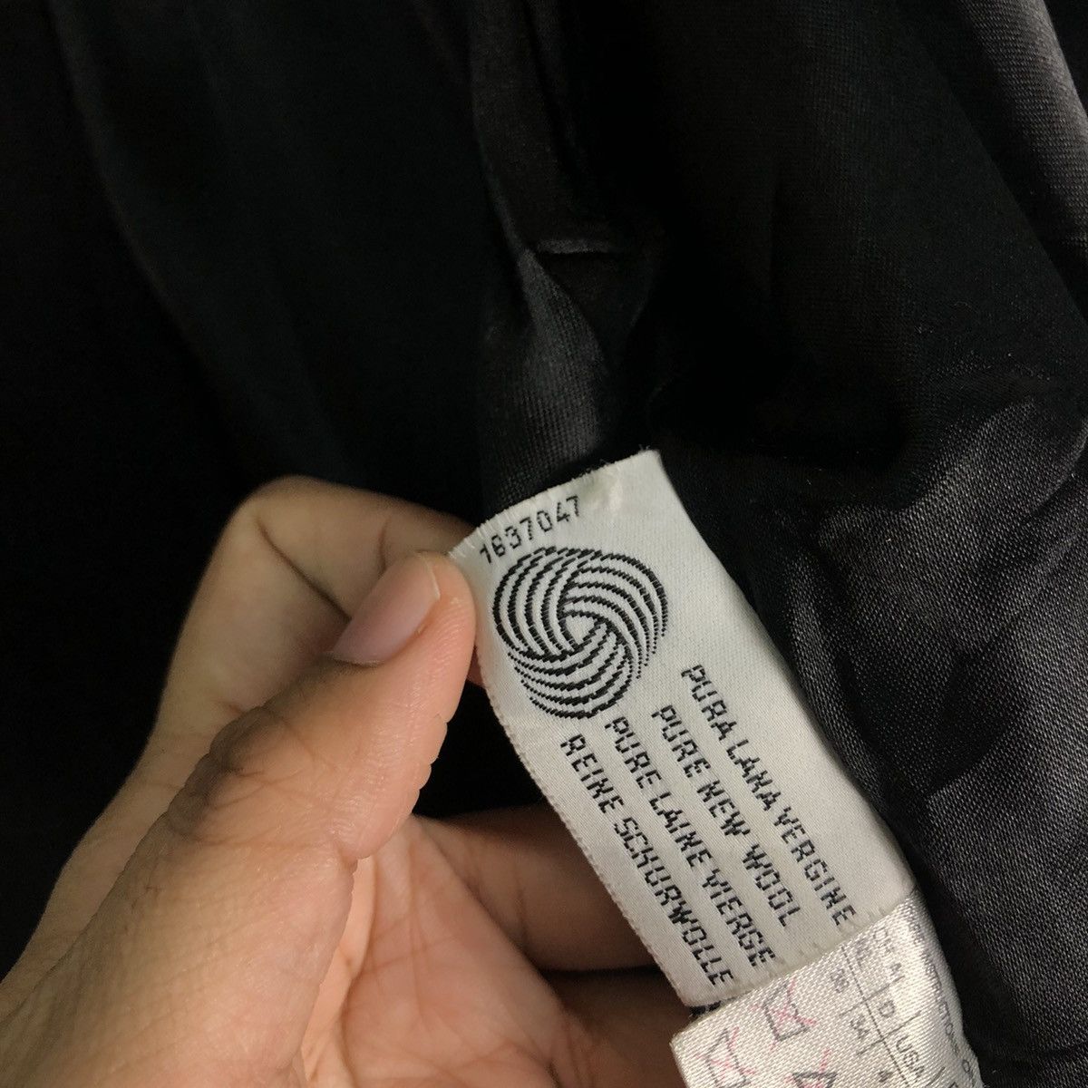 Japanese Brand 🔥Rich Black - Long Fly Coats Wool Herringbone Marella Size US M / EU 48-50 / 2 - 18 Thumbnail
