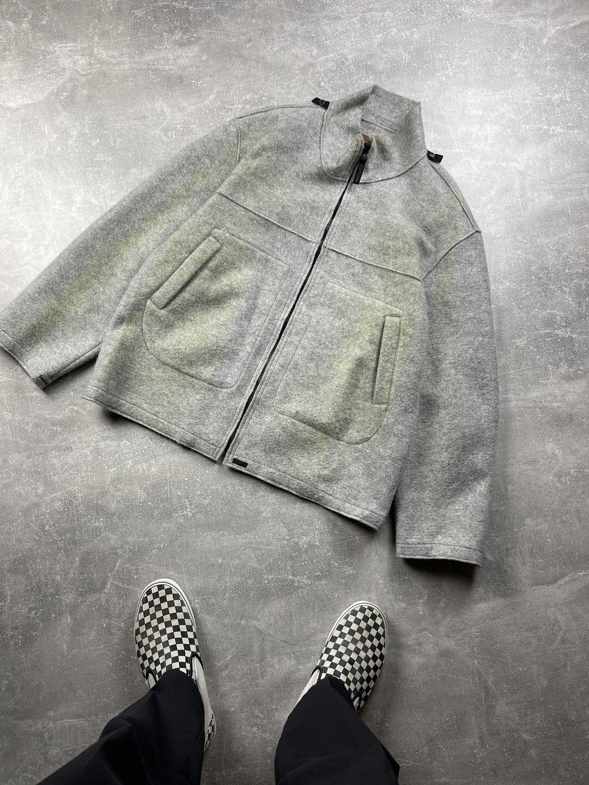 Left Hand × Massimo Osti Laft Hand Massimo Osti Archives 80s Italy Lined Jacket Coat Size US L / EU 52-54 / 3 - 9 Thumbnail