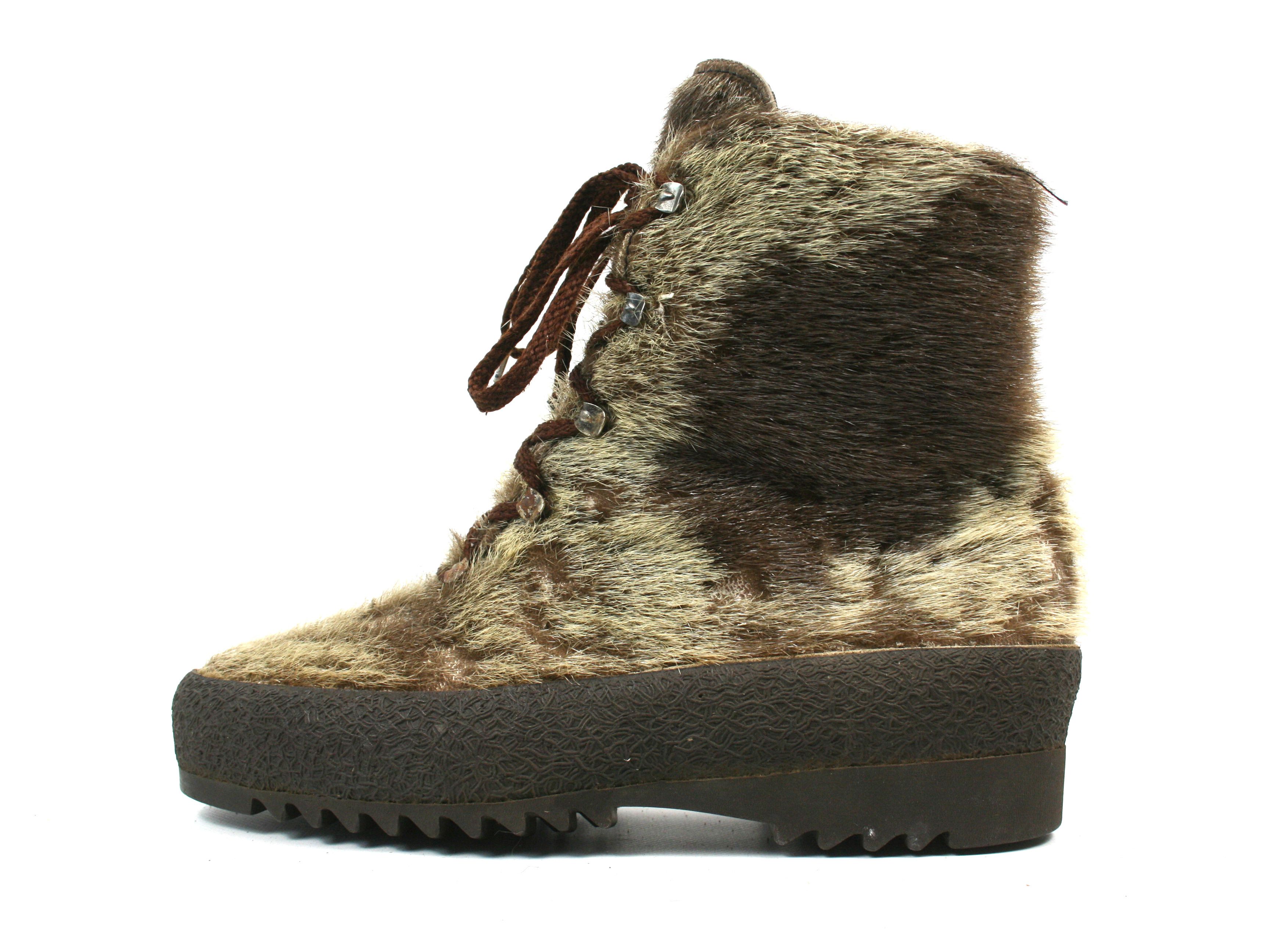 Paraboot 90S Pichette Hair Snow Boots Vintage Size US 8 / IT 38 - 1 Thumbnail
