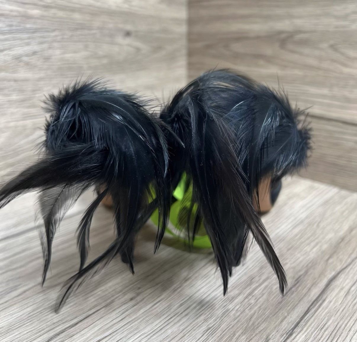 Dior Dior Black Feather High Heels J41 Size US 4.5 / IT 34.5 - 4 Thumbnail
