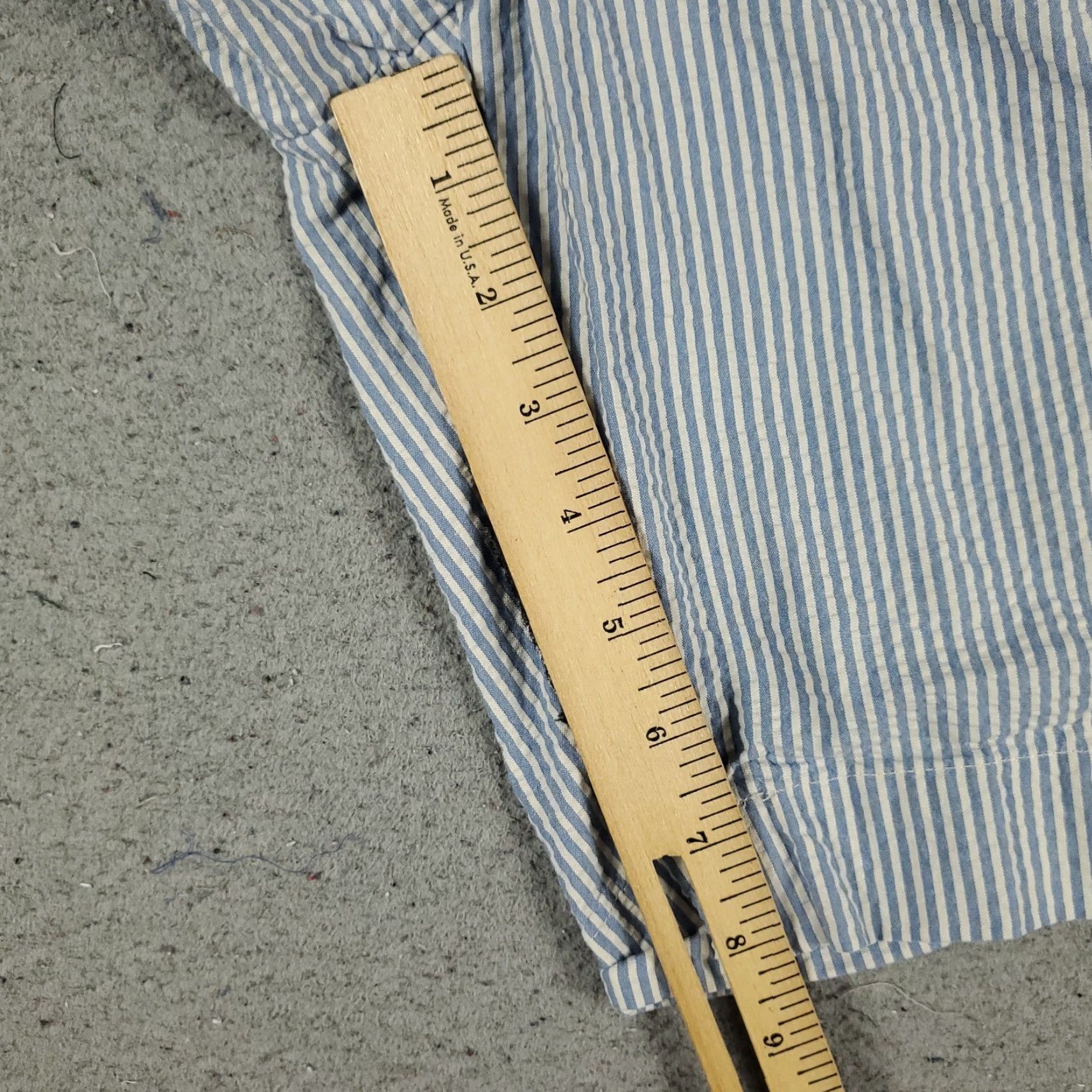 Ralph Lauren Ralph Lauren Chino Shorts Mens Size 42 Blue Striped Flat Front Casual Size US 42 / EU 58 - 6 Thumbnail