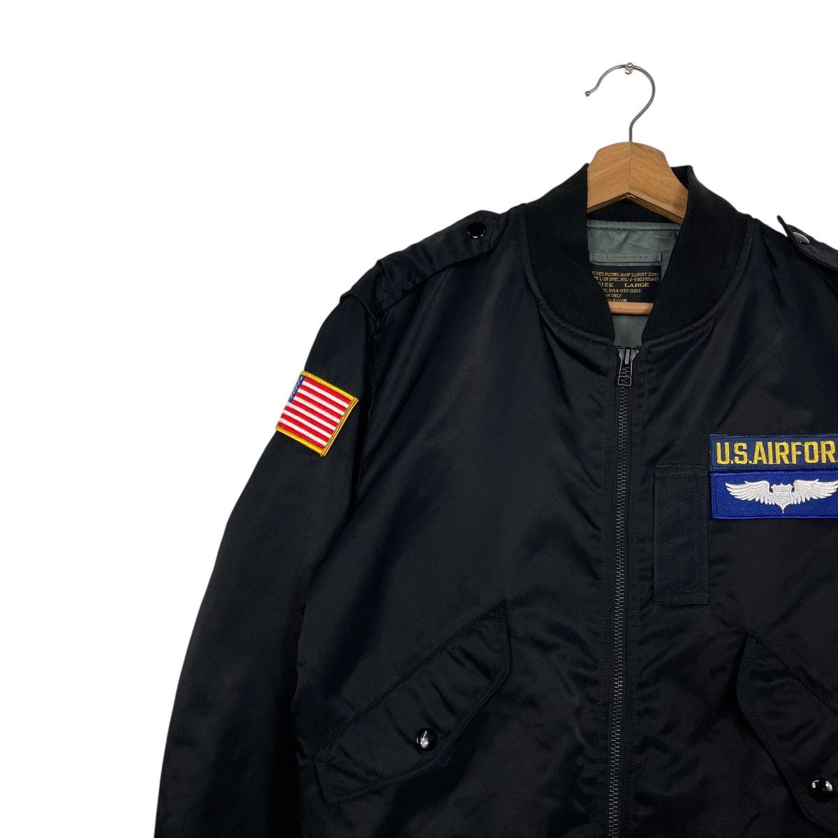 Japanese Brand US Air Force Military Type L-2B Bomber Jacket Size US M / EU 48-50 / 2 - 6 Thumbnail