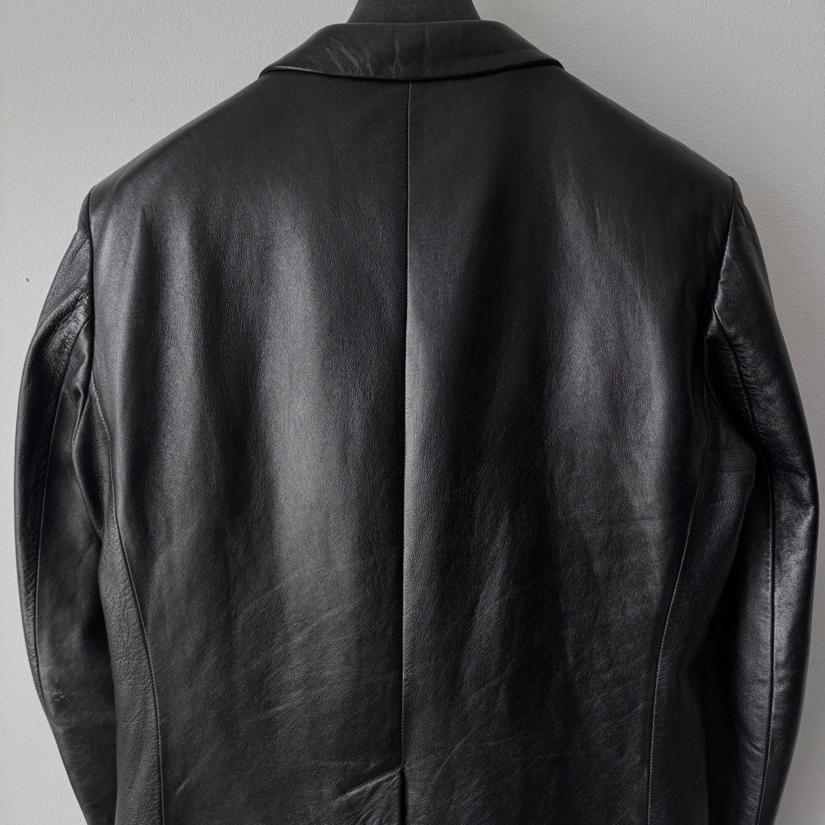 Helmut Lang Helmut Lang 1990’s Black Leather Blazer Jacket Size US M / EU 48-50 / 2 - 7 Thumbnail