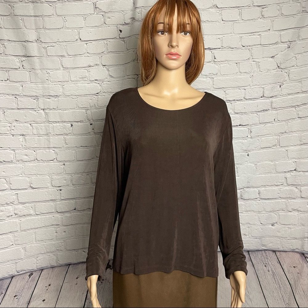 Chicos Chico’s Private Edition Set Long Sleeve Top Size 2 US L Car Size M / US 6-8 / IT 42-44 - 3 Thumbnail