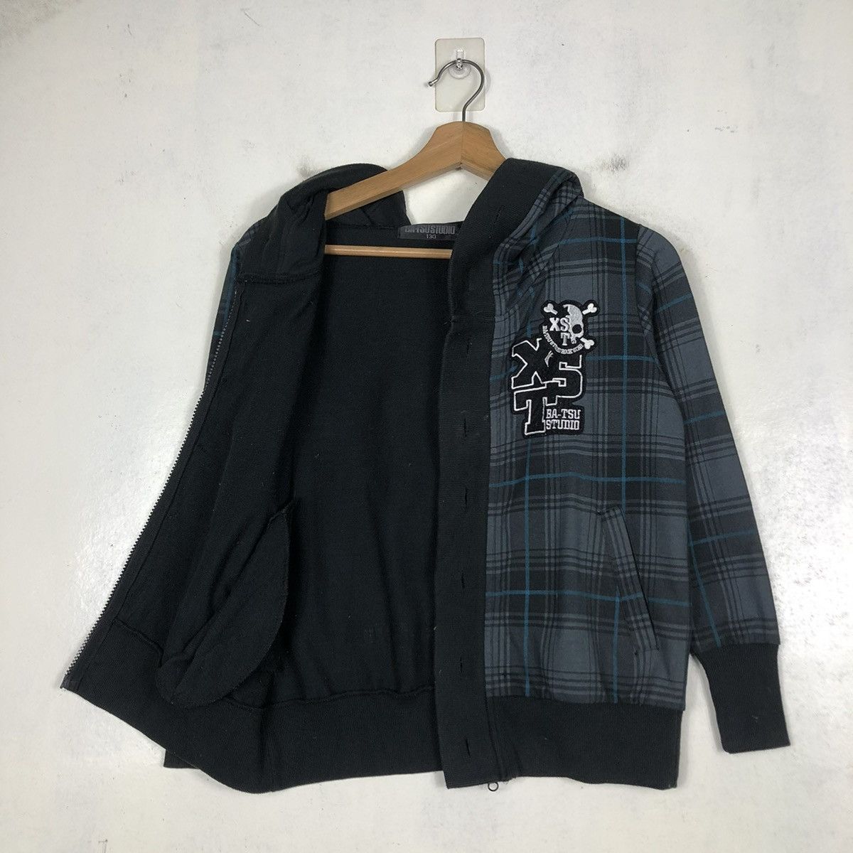 Japanese Brand 📌PUNK DESIGN BIKER JACKET BA-TSUSTUDIO SKELETON Size US S / EU 44-46 / 1 - 12 Thumbnail