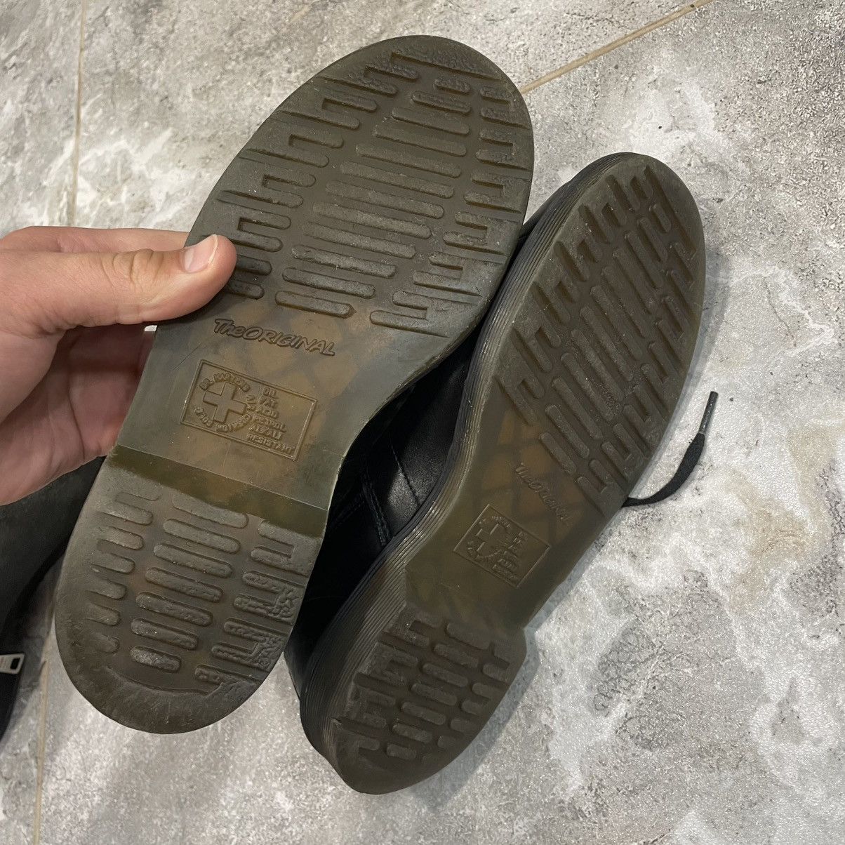 Dr. Martens × Leather Women Dr Martens Black boots shoes rock old money luxury Size US 7.5 / IT 37.5 - 9 Thumbnail