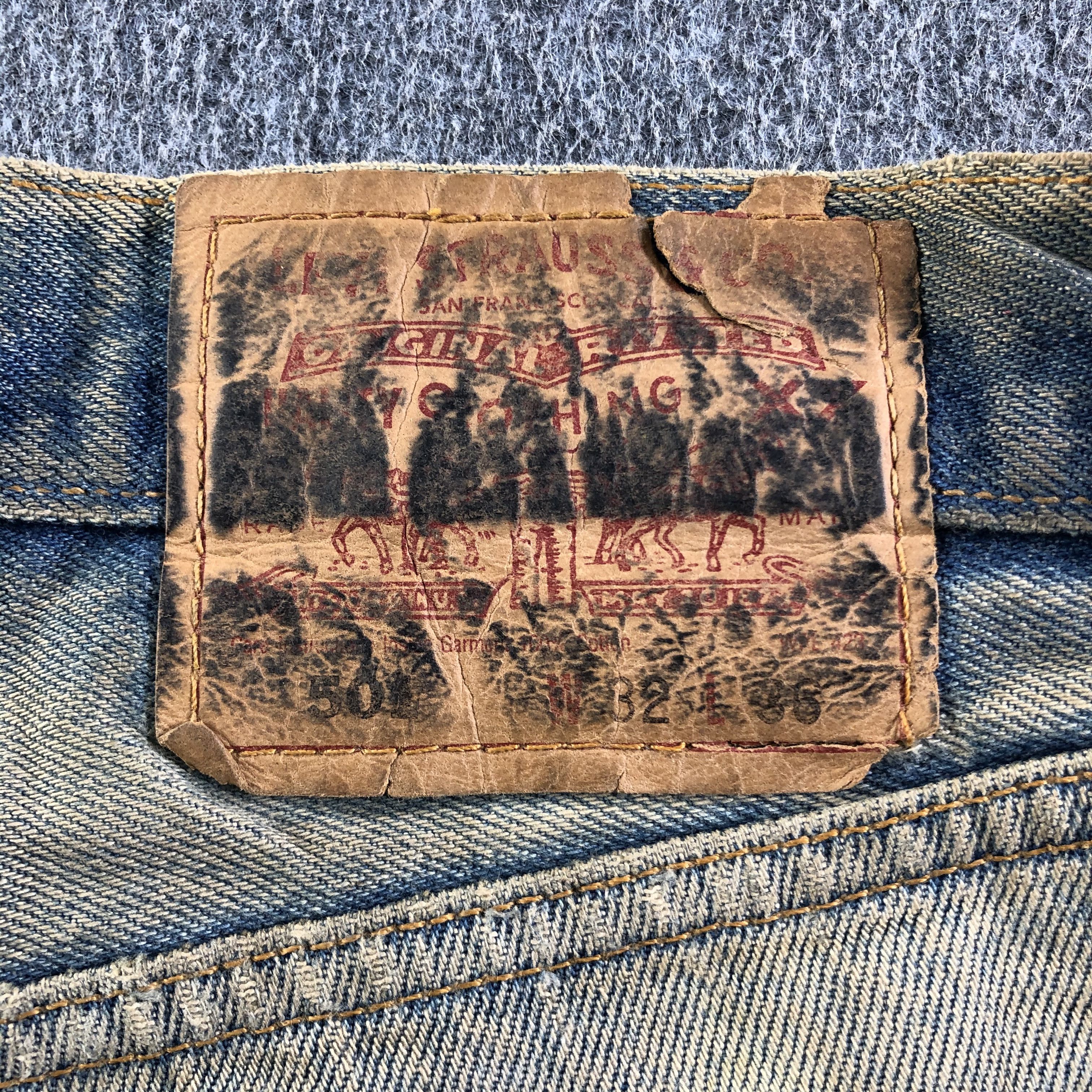 Levi's 90s Vintage Levis 501 Jeans-J3637 Size US 30 / EU 46 - 5 Thumbnail