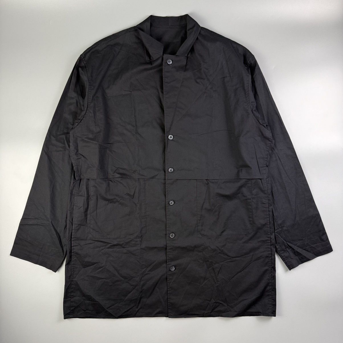 Yohji Yamamoto Yohji yamamoto - S/S20 - Oversized Tailored Shirt Jacket Size US M / EU 48-50 / 2 - 3 Thumbnail