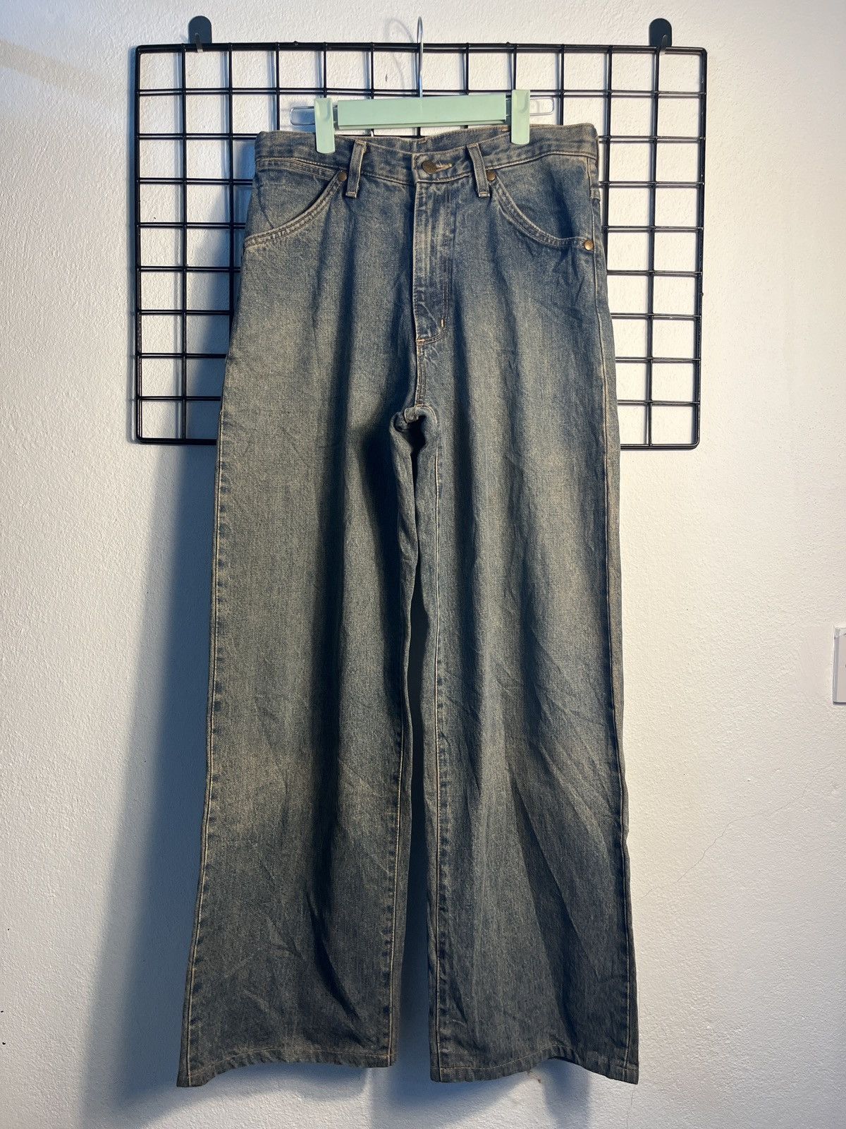 Wrangler Vintage Japan Baggy Wrangler Blue Bell Selvedge Jeans Size US 30 / EU 46 - 1 Thumbnail
