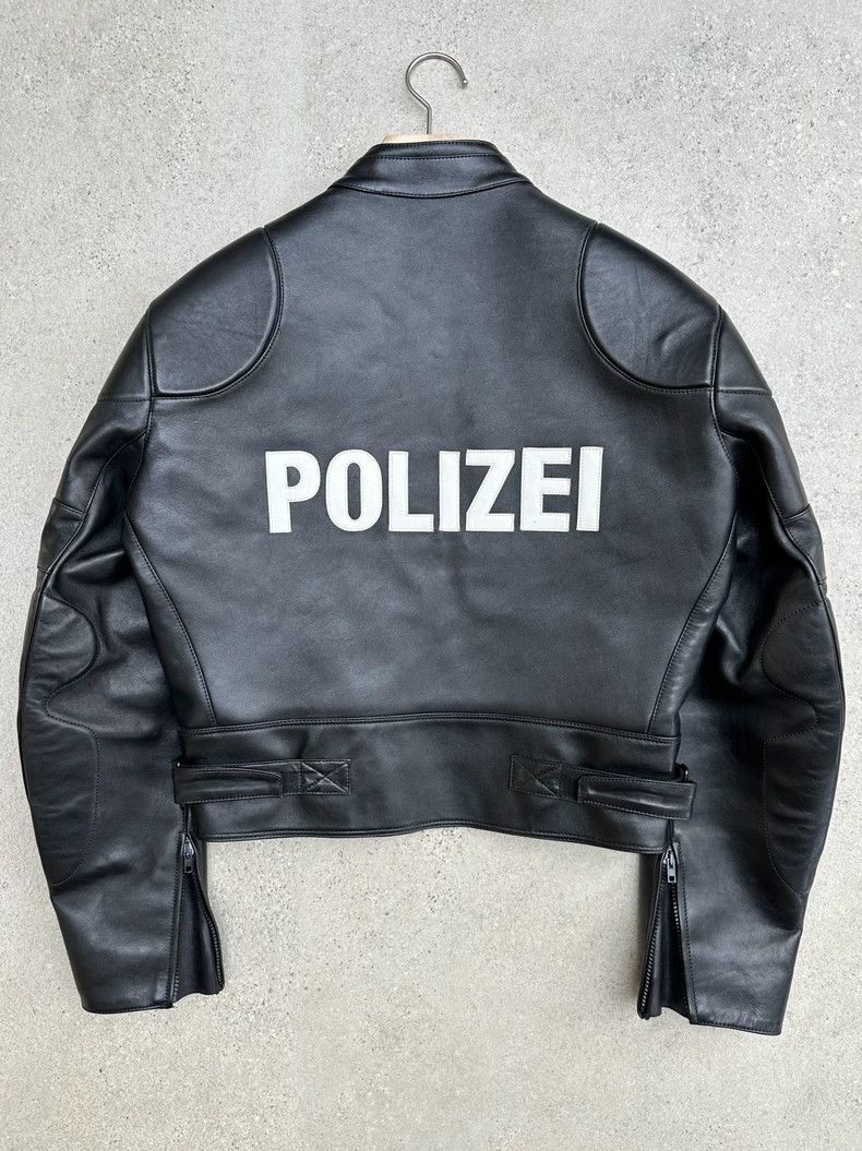 Vetements Vetements Polizei Leather Racing Jacket Size US S / EU 44-46 / 1 - 4 Thumbnail