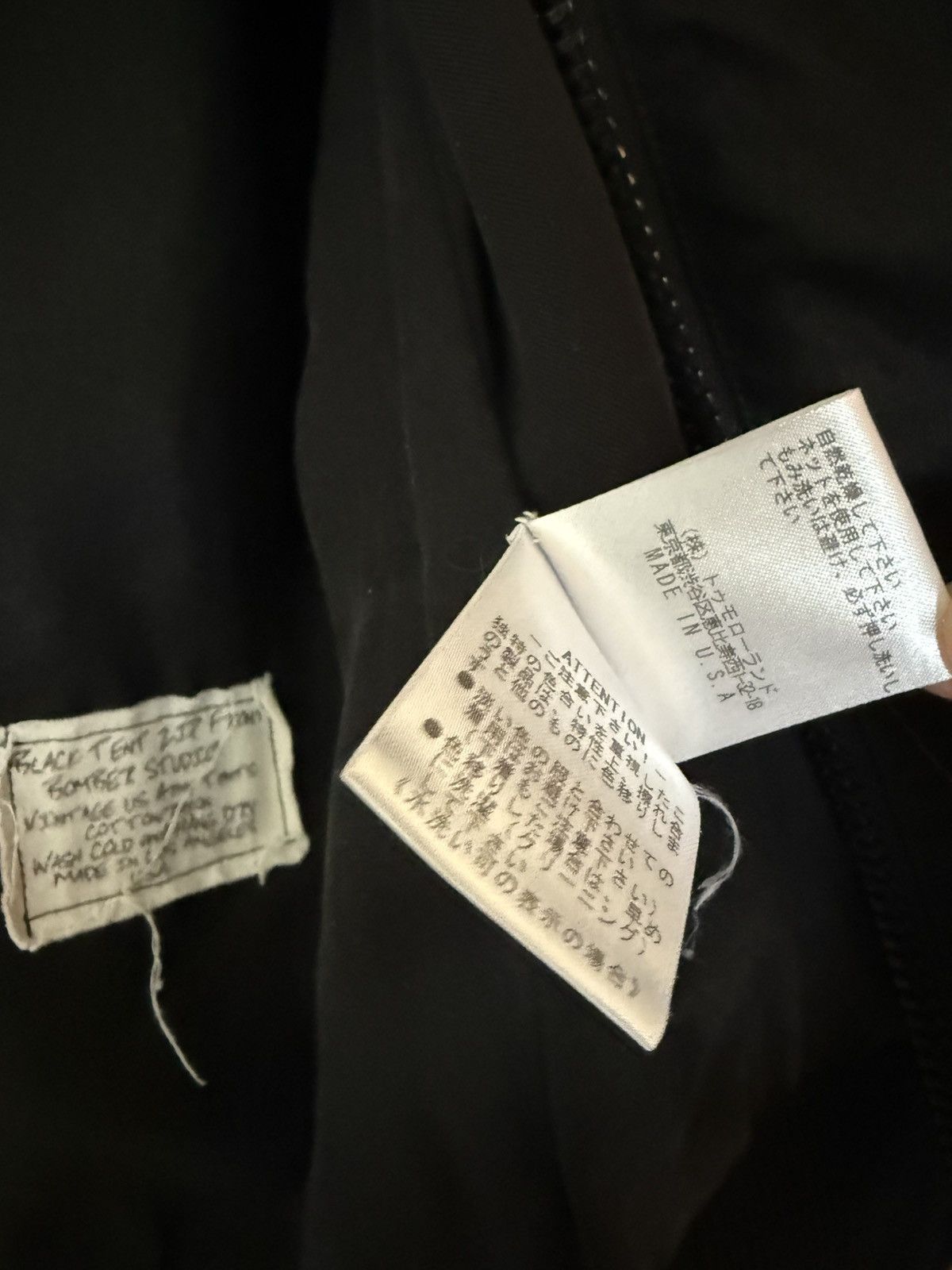 Greg Lauren Tent Zip Jacket Black Size US M / EU 48-50 / 2 - 10 Thumbnail