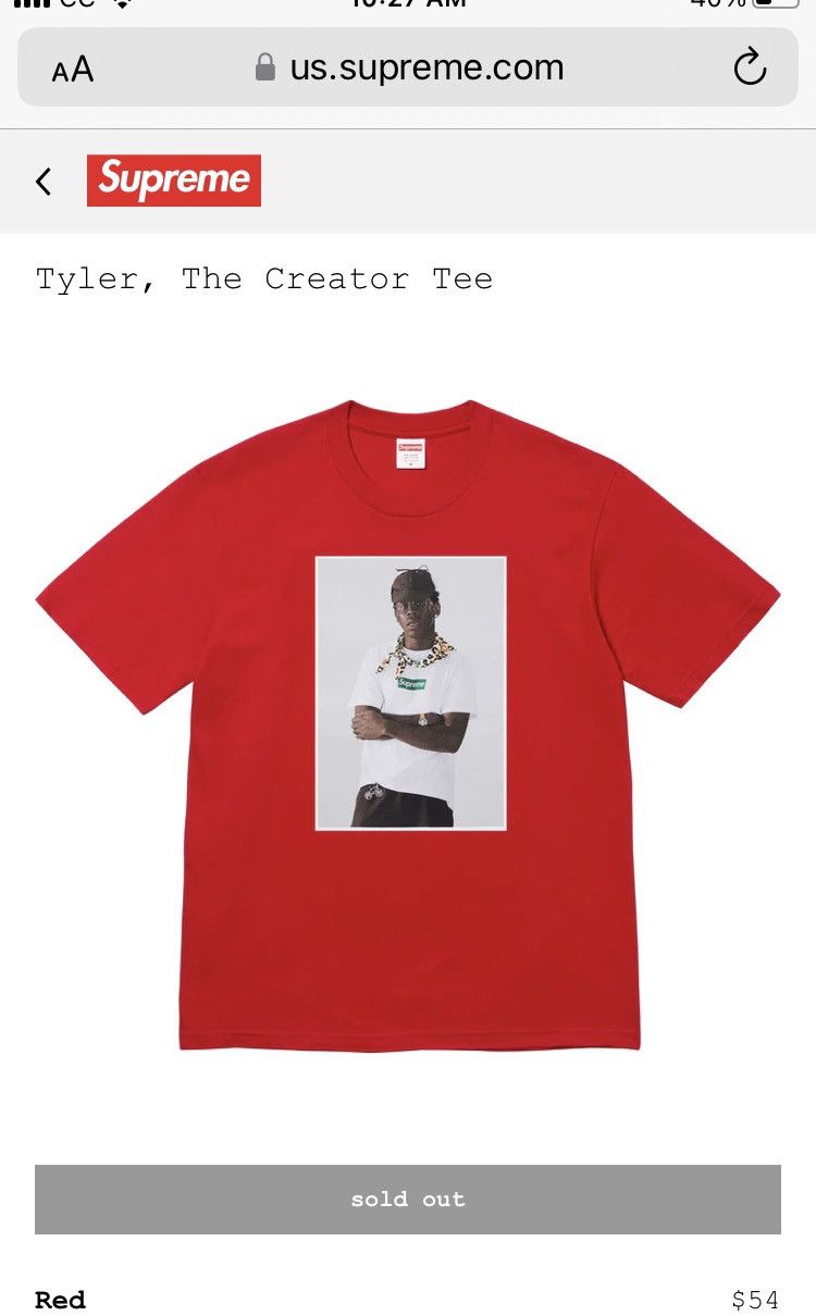 Supreme Supreme Tyler the Creator Tee Size US L / EU 52-54 / 3 - 1 Preview