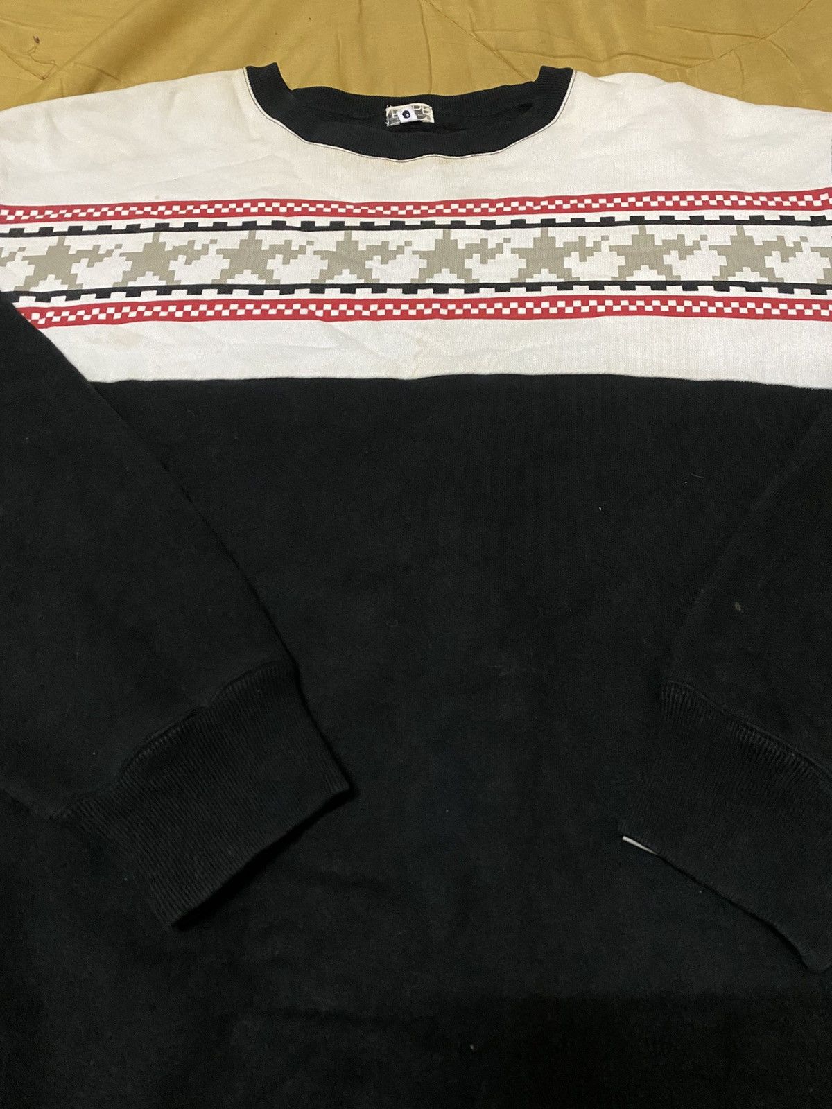 Bape A Bathing Ape Bapesta Navajo Native Pattern Sweatshirt Size US XL / EU 56 / 4 - 3 Thumbnail