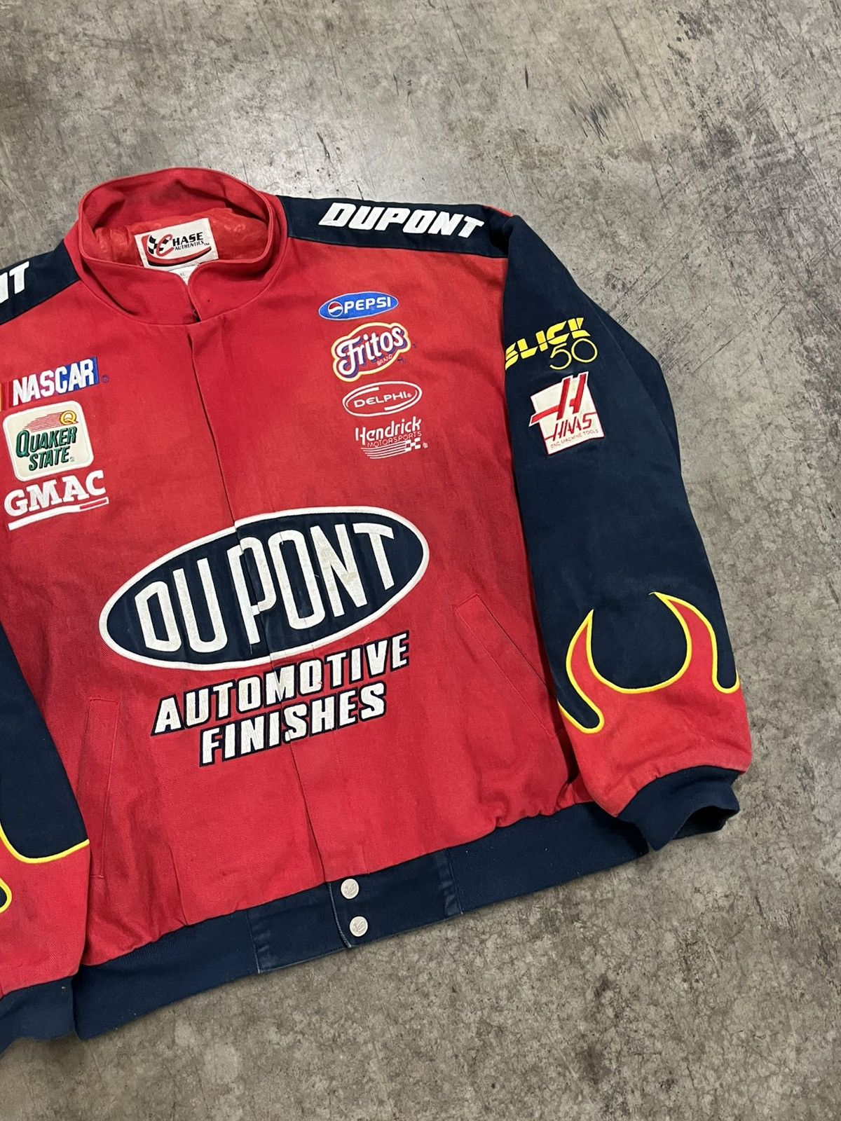 NASCAR × Vintage NASCAR vintage flame jacket streetwear hype rare Size US XL / EU 56 / 4 - 5 Thumbnail