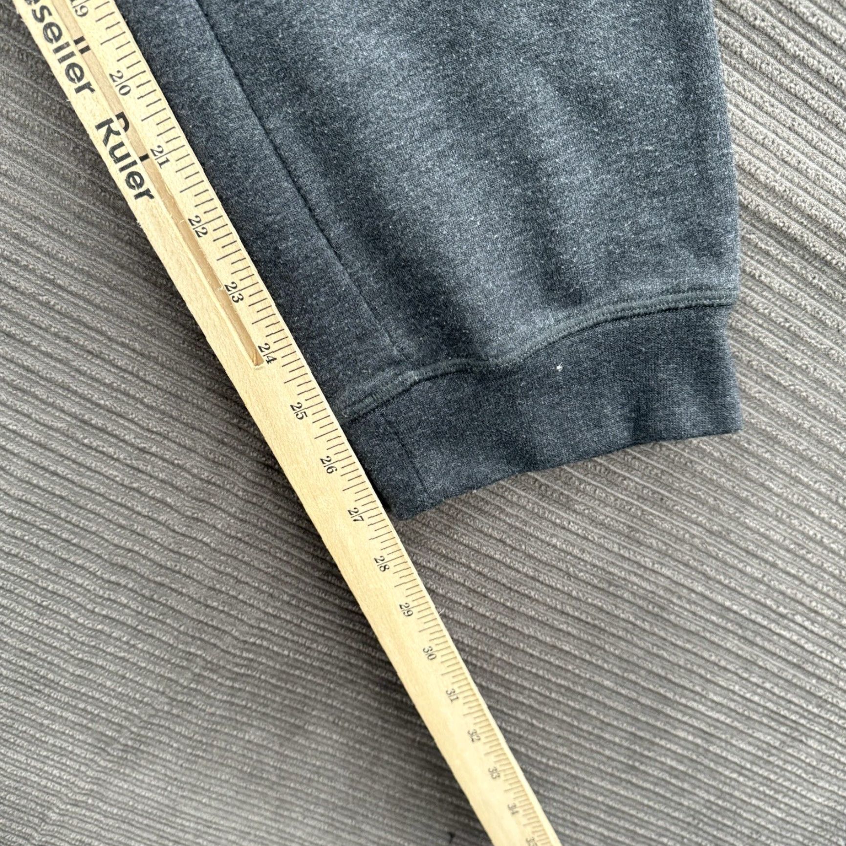 Adidas Adidas Sweatpants Men Large Cotton Gray Athletic Jogger Pants Pockets Elastic Waist Tapered Fit Regular Size US 33 - 5 Thumbnail
