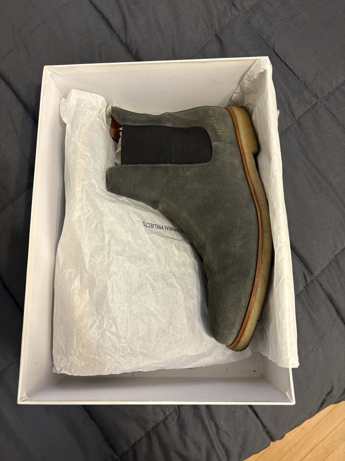 Common Projects CHELSEA - GREY SUEDE - 41 - MADE IN ITALY Size US 8 / EU 41 - 1 Thumbnail