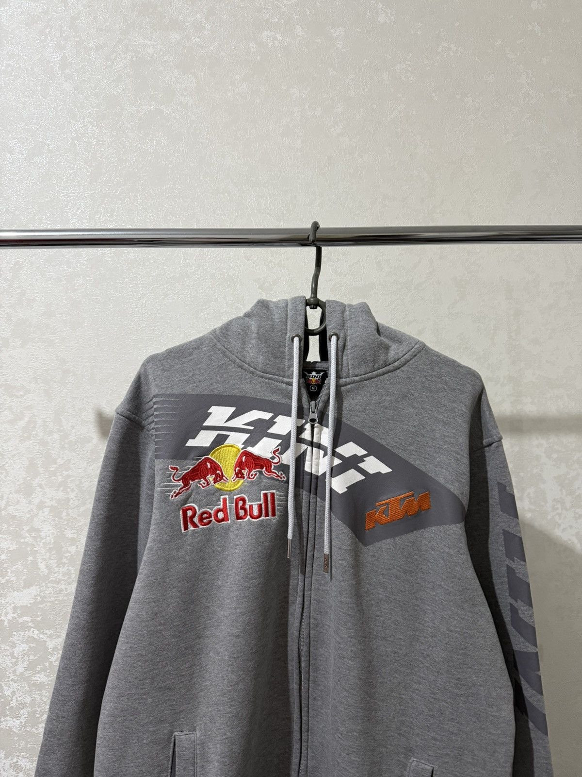 RED BULL KING RACING KTM ZIP HOODIE MOTORRAD JACKET HOODED