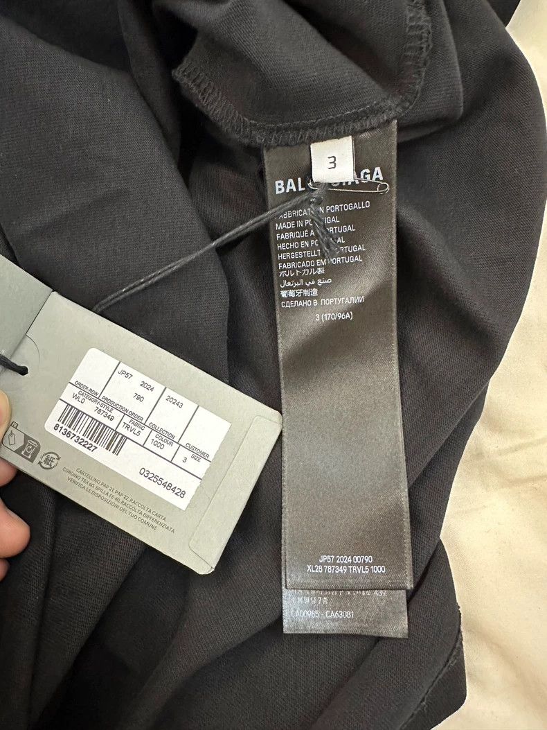 Balenciaga Balenciaga Studded and Diamond Glitter Short Sleeve T-Shir Size US L / EU 52-54 / 3 - 6 Thumbnail